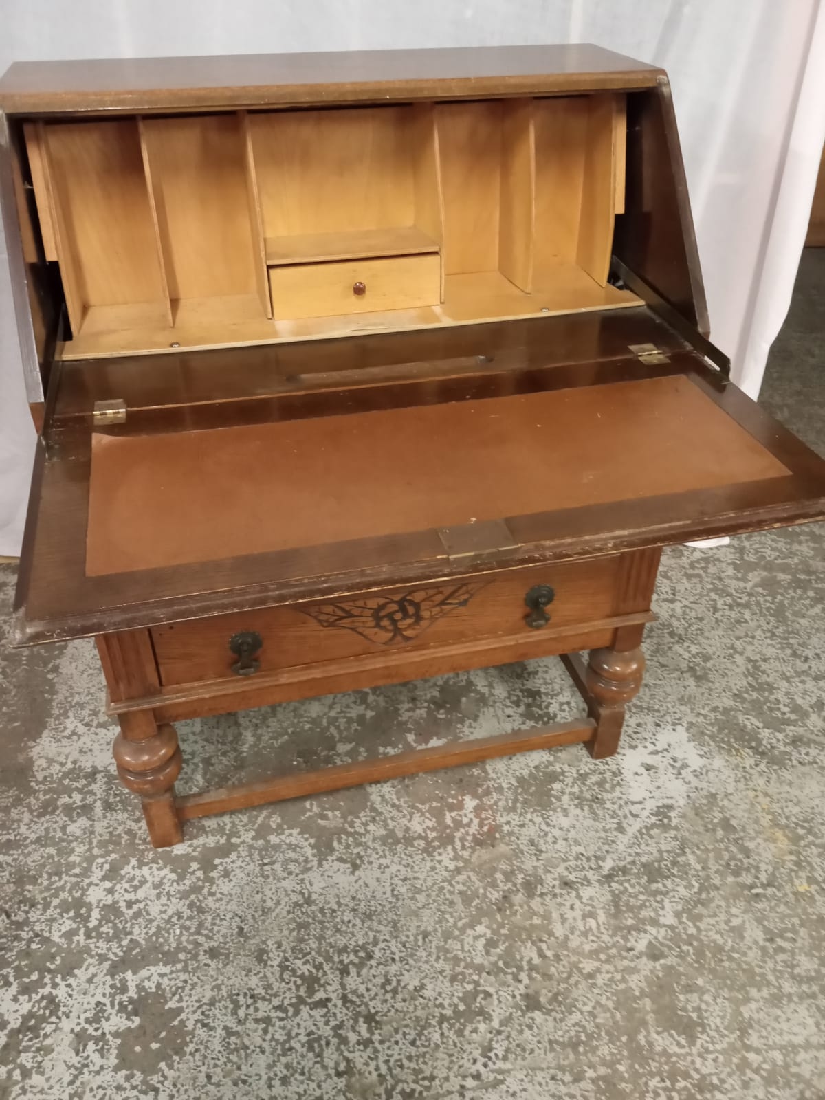 hand painted Bureau by HMP Bristol