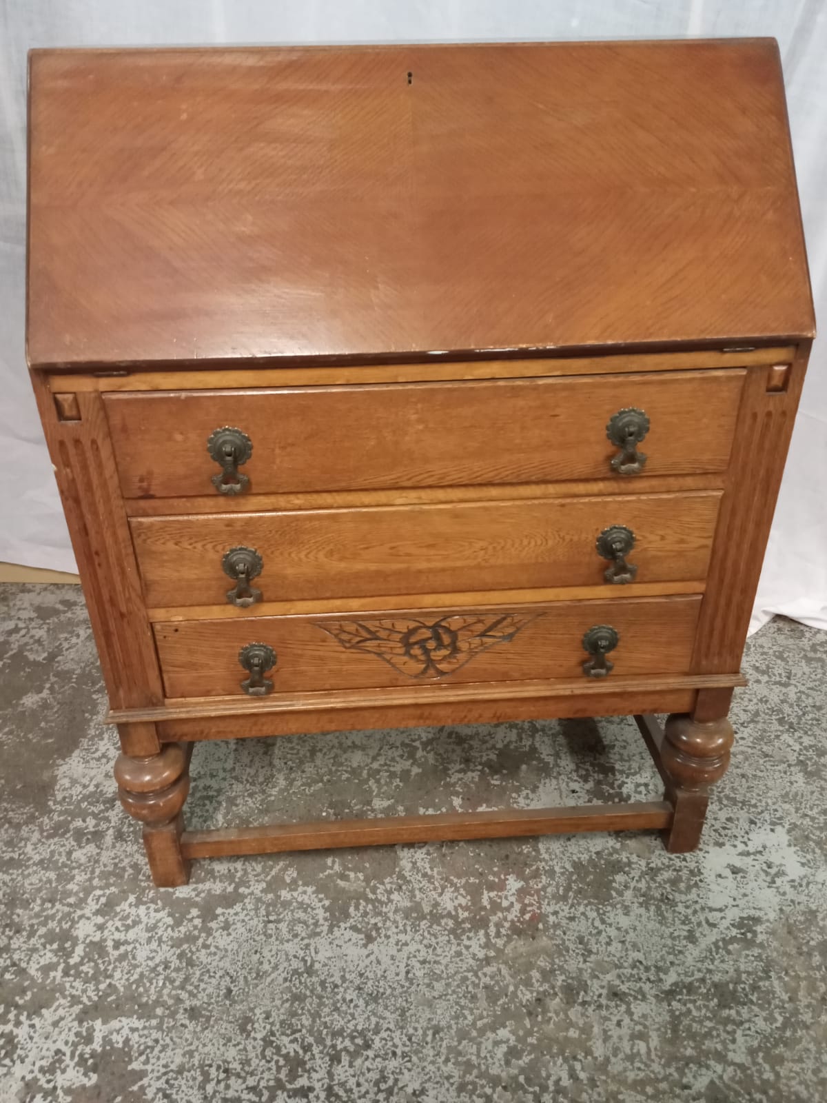hand painted Bureau by HMP Bristol