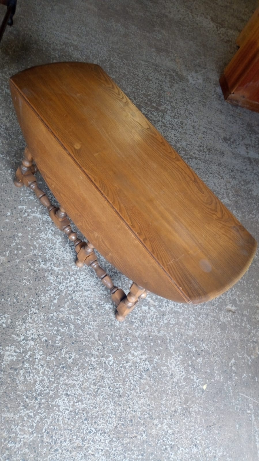 Hand Painted Drop Leaf Coffee Table by HMP Bristol