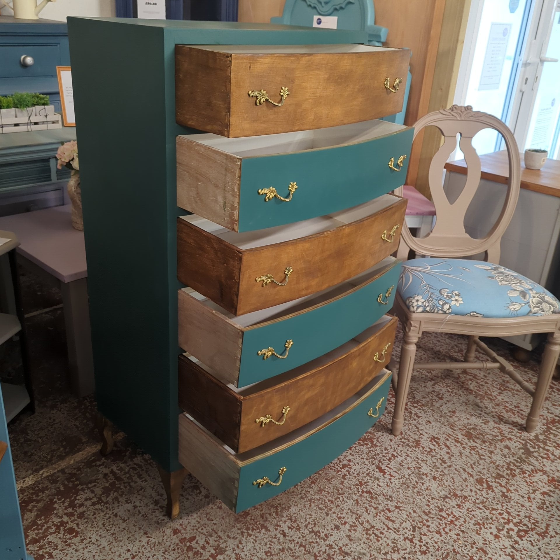 Hand Painted Chest of Drawers By HMP Horfield