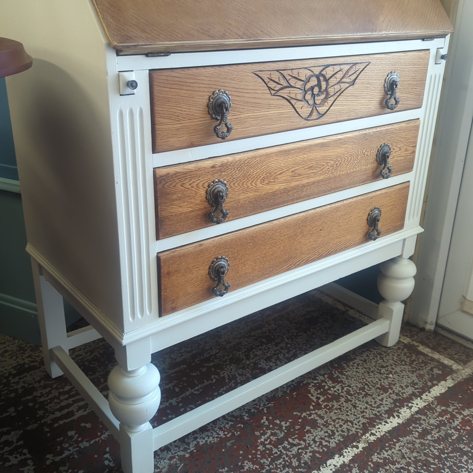 hand painted Bureau by HMP Bristol