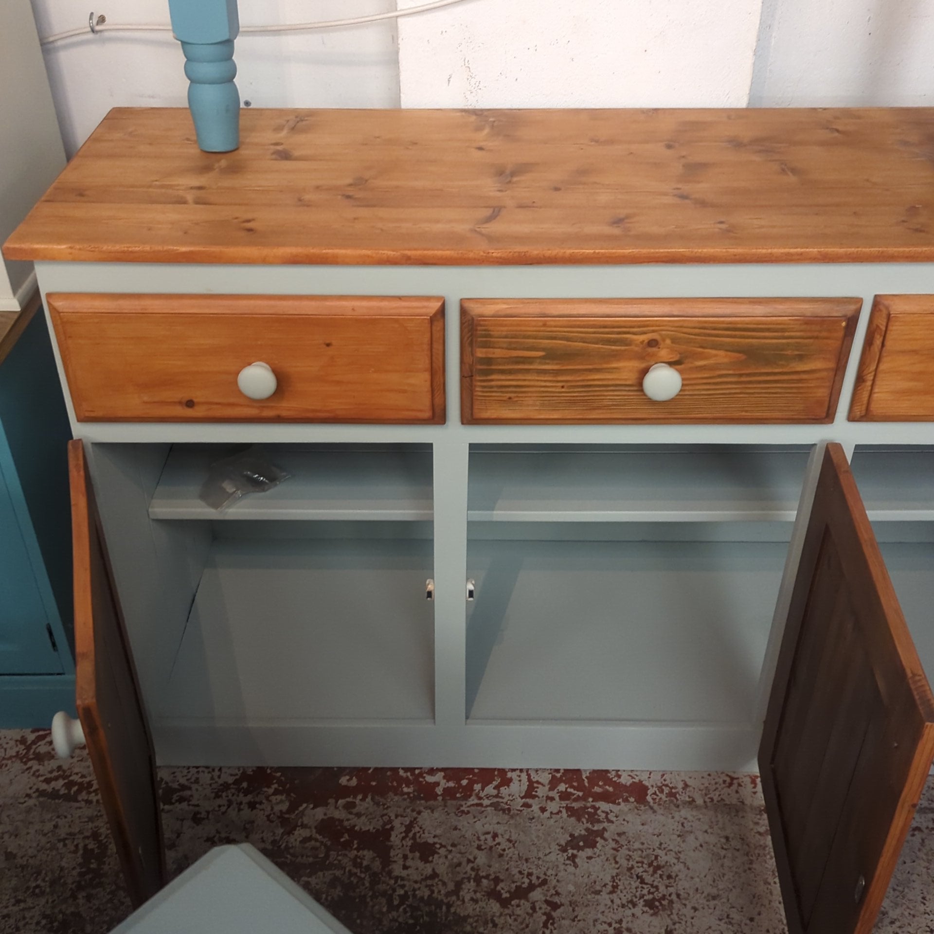 Hand Painted Sideboard by HMP Bristol