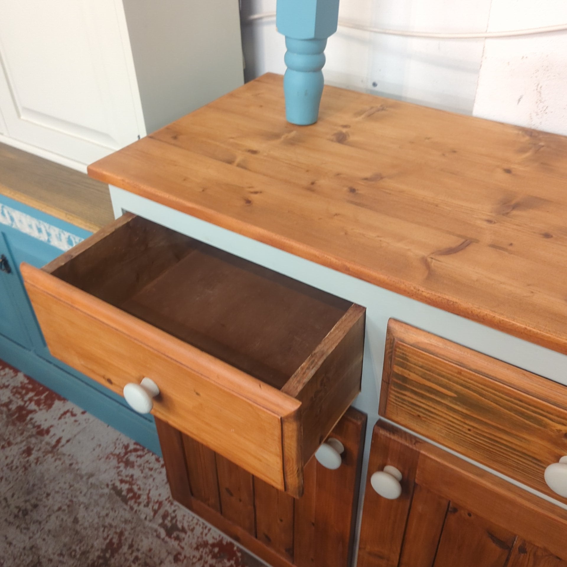 Hand Painted Sideboard by HMP Bristol