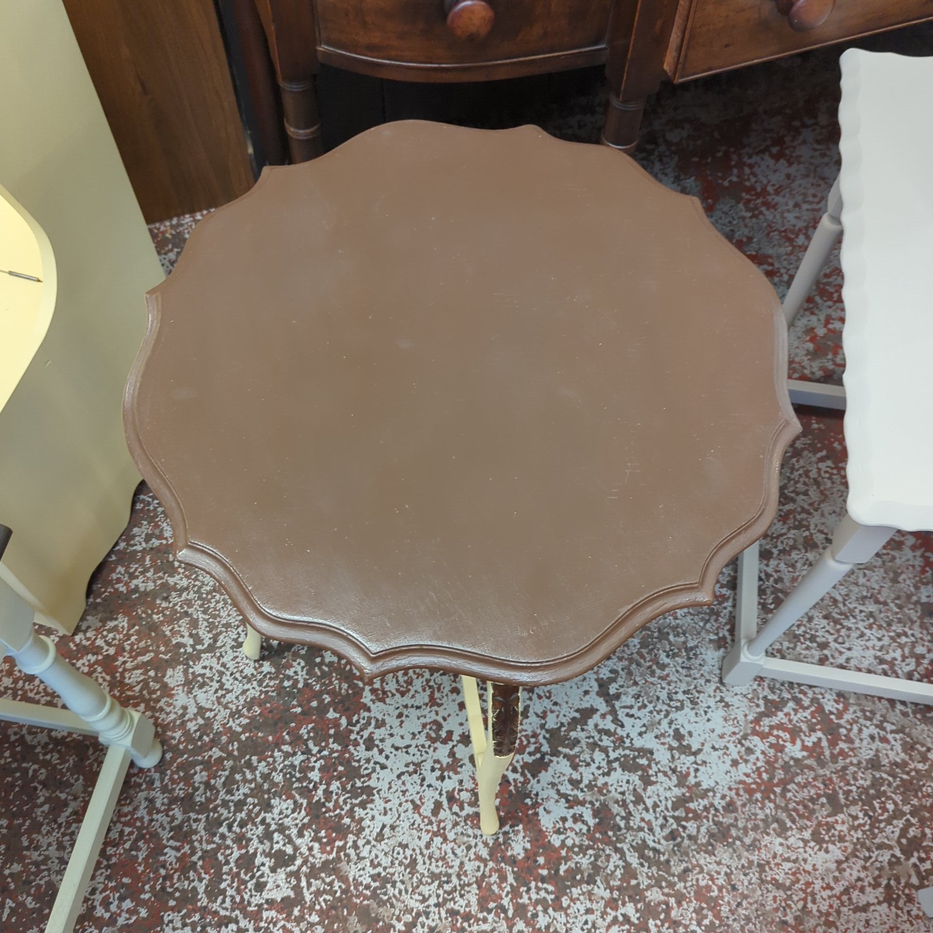 Hand Painted Side Table by HMP Bristol