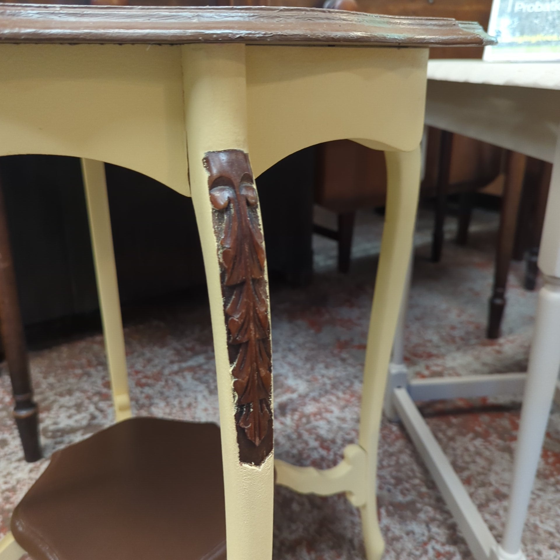 Hand Painted Side Table by HMP Bristol