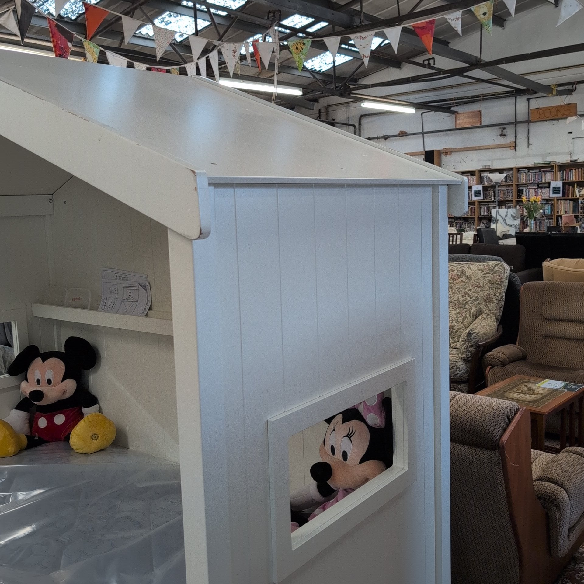 House Bed and Matching Wardrobe Set