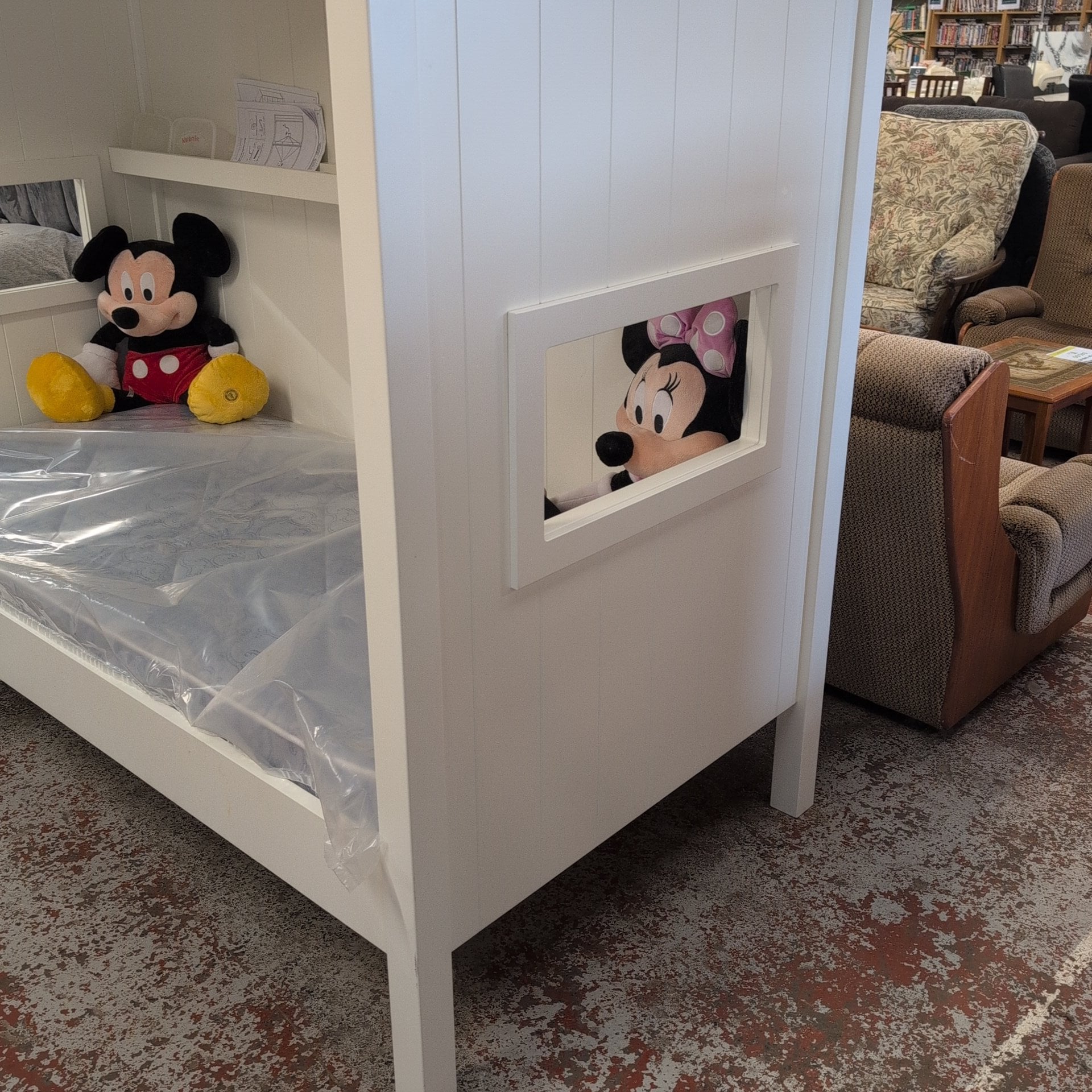 House Bed and Matching Wardrobe Set