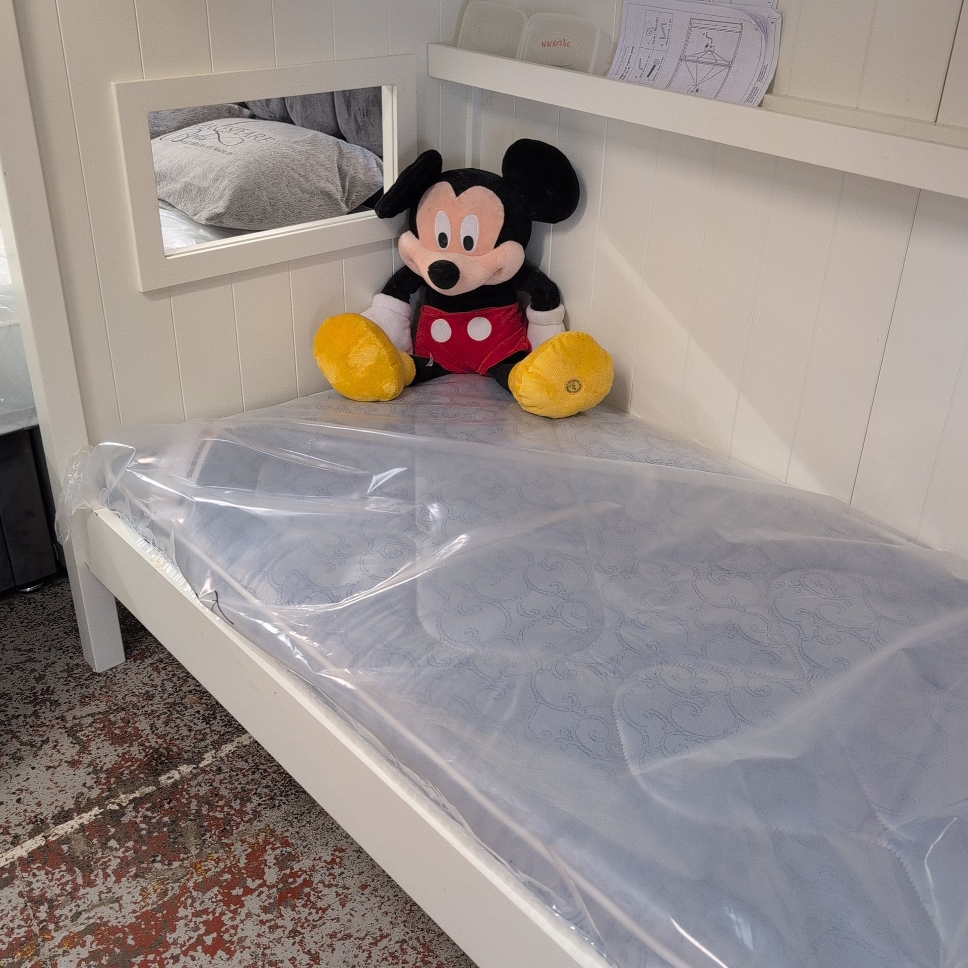 House Bed and Matching Wardrobe Set