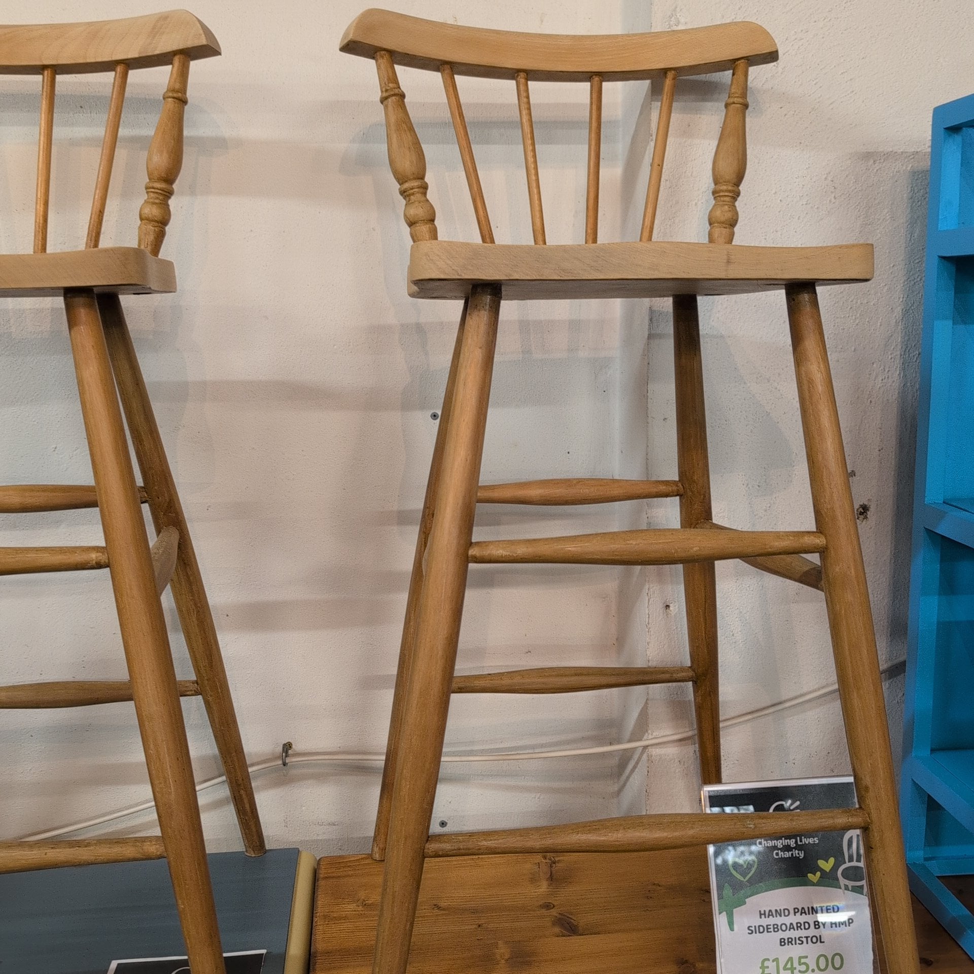 HMP Bristol Pair of Bar Stools
