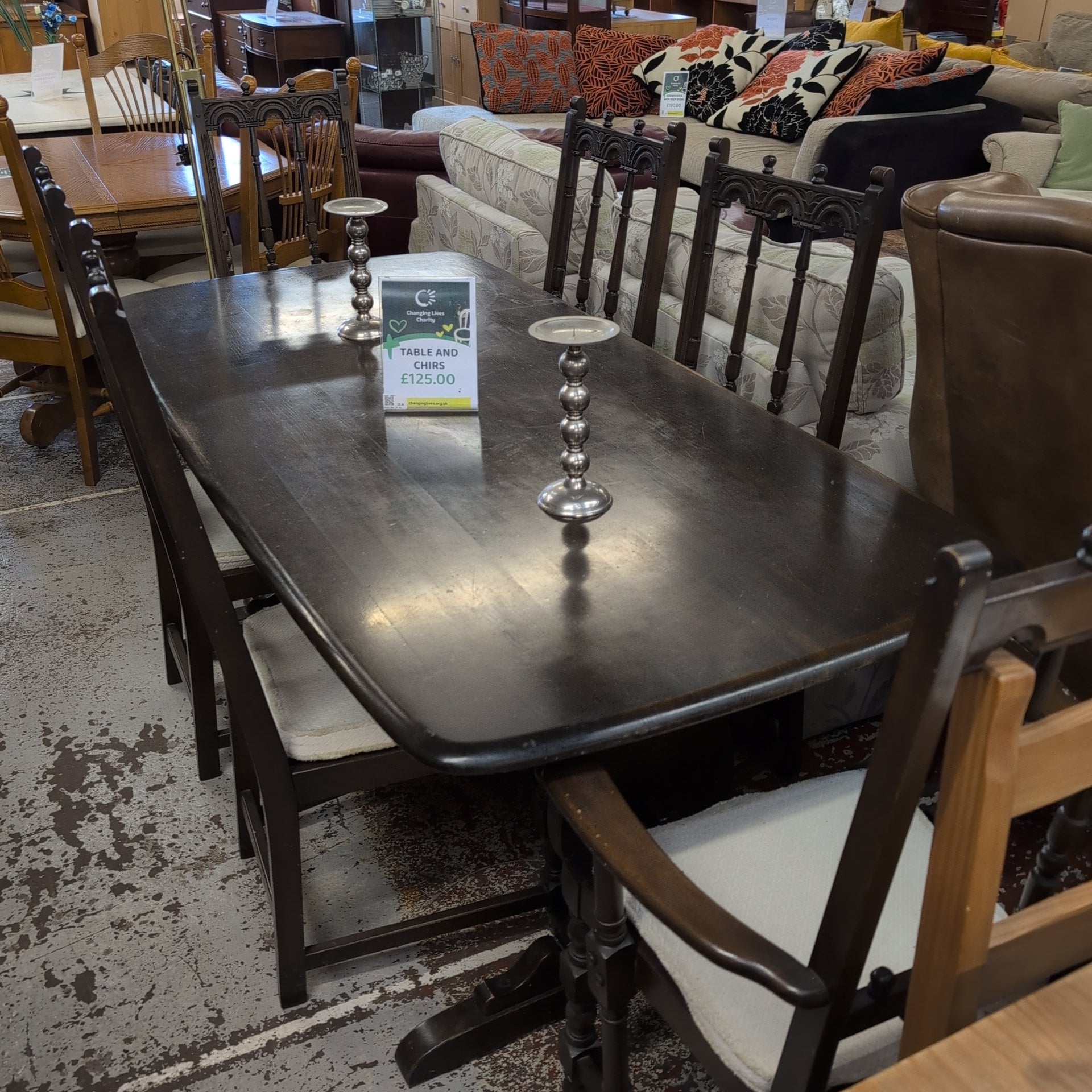Table and chairs