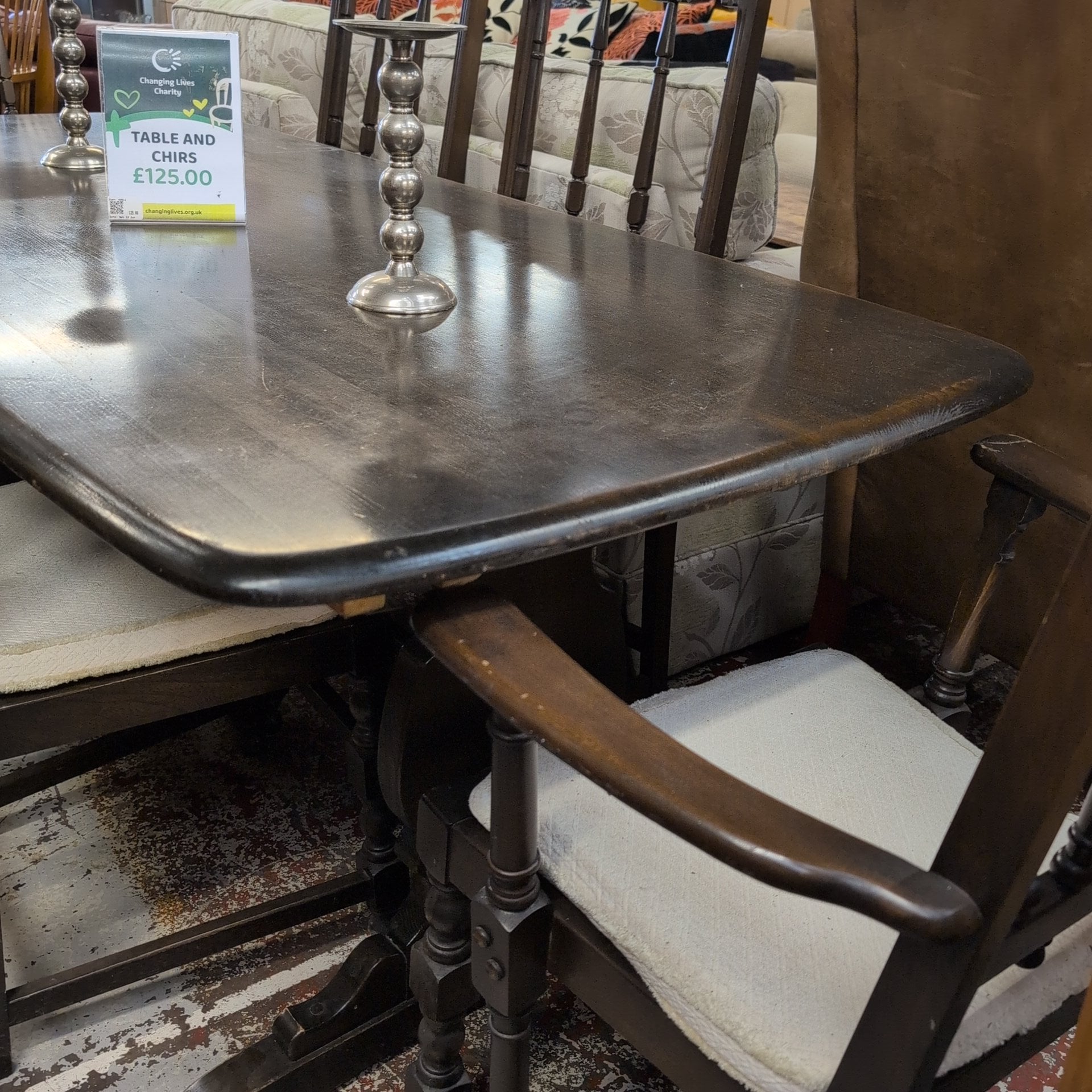 Table and chairs