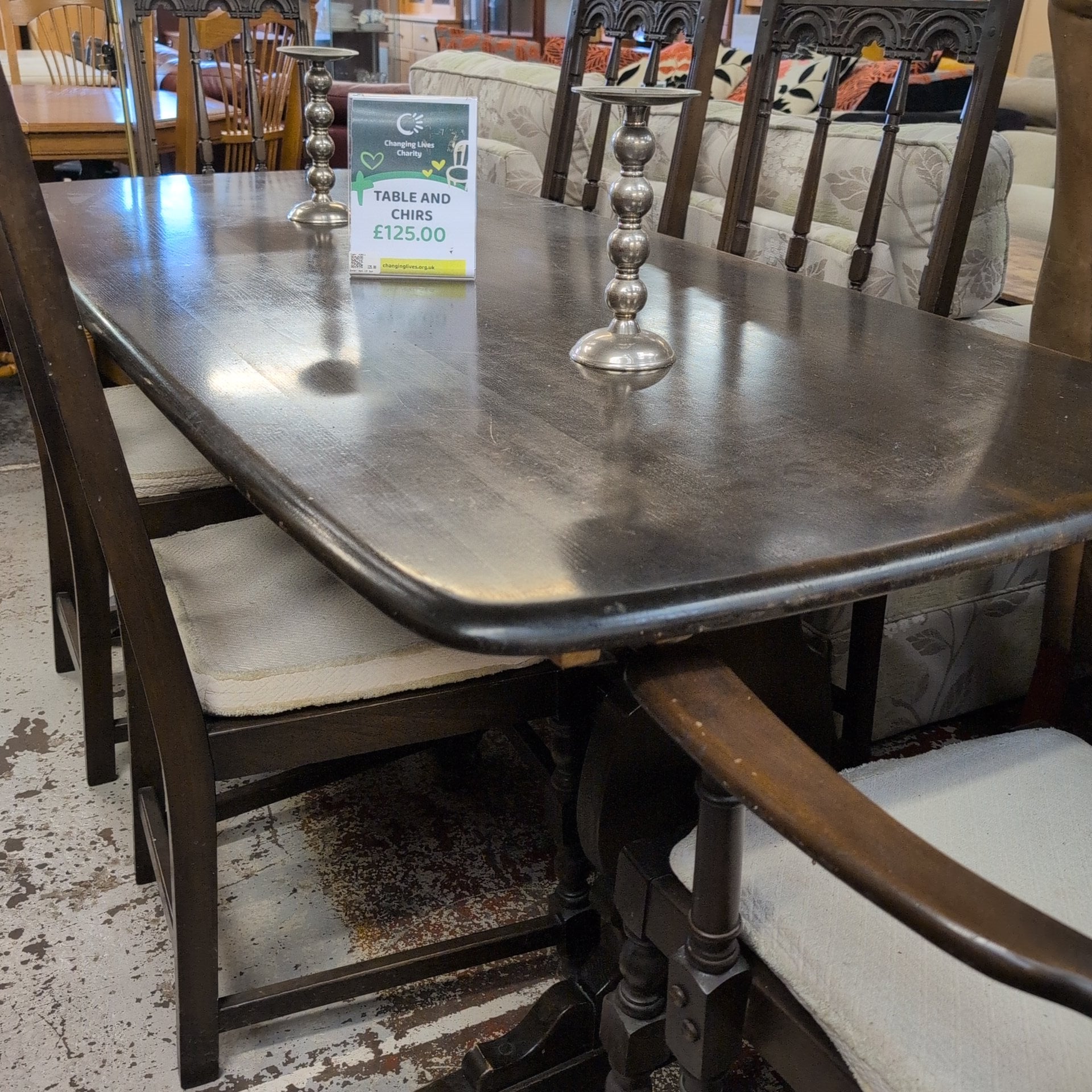 Table and chairs