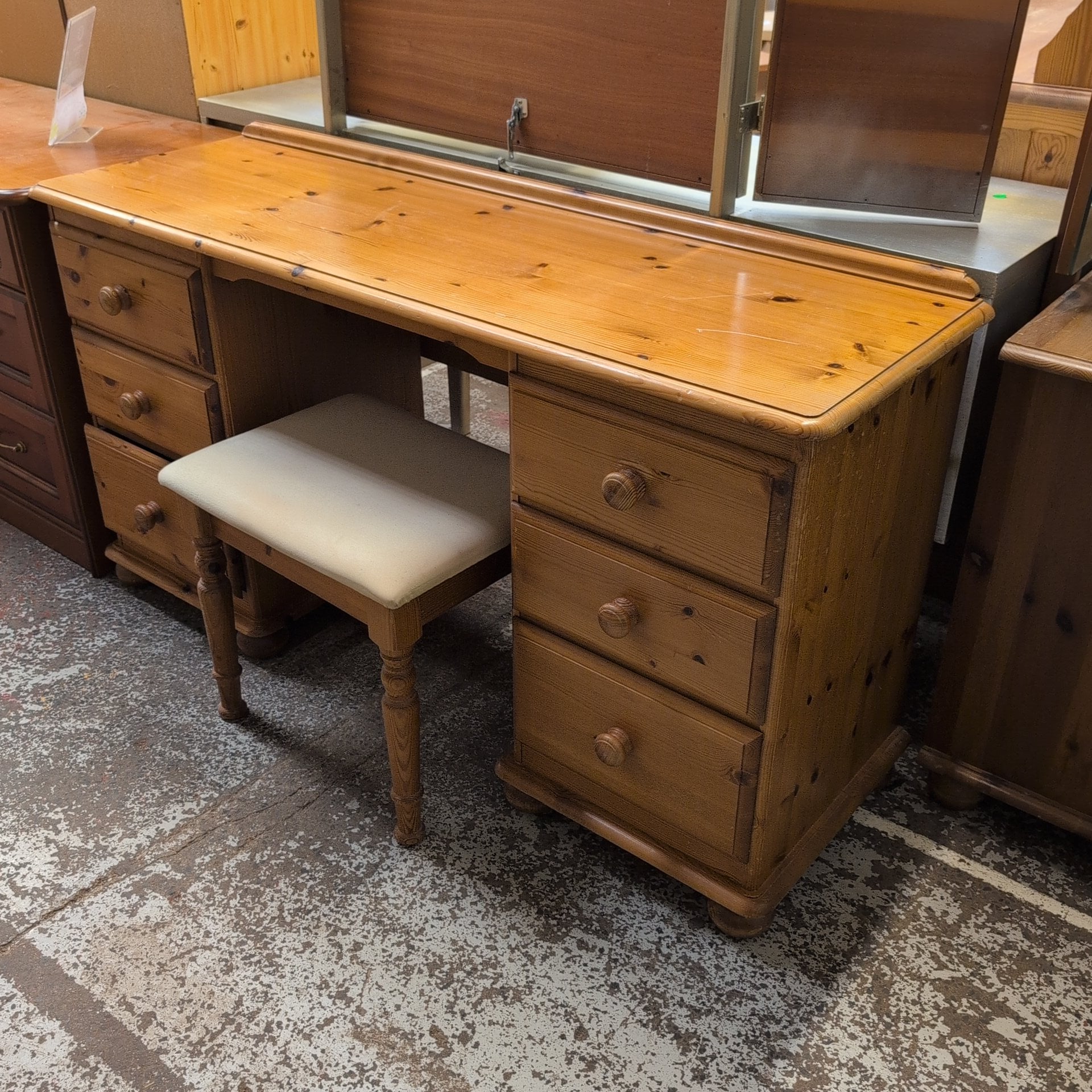 Dressing Table and Stool