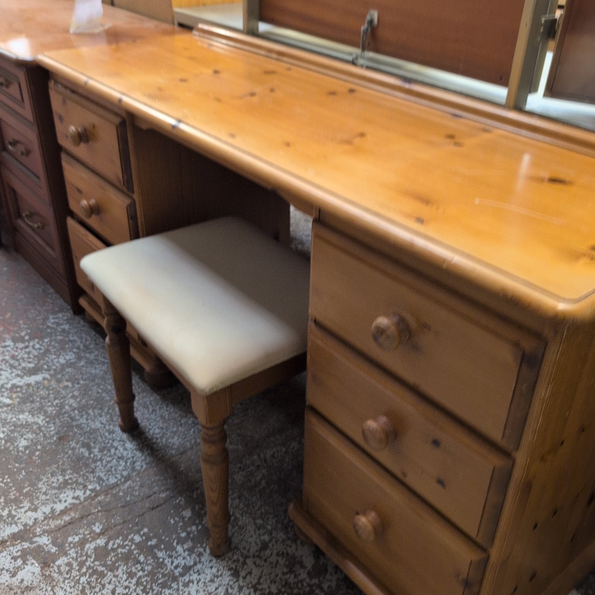 Dressing Table and Stool