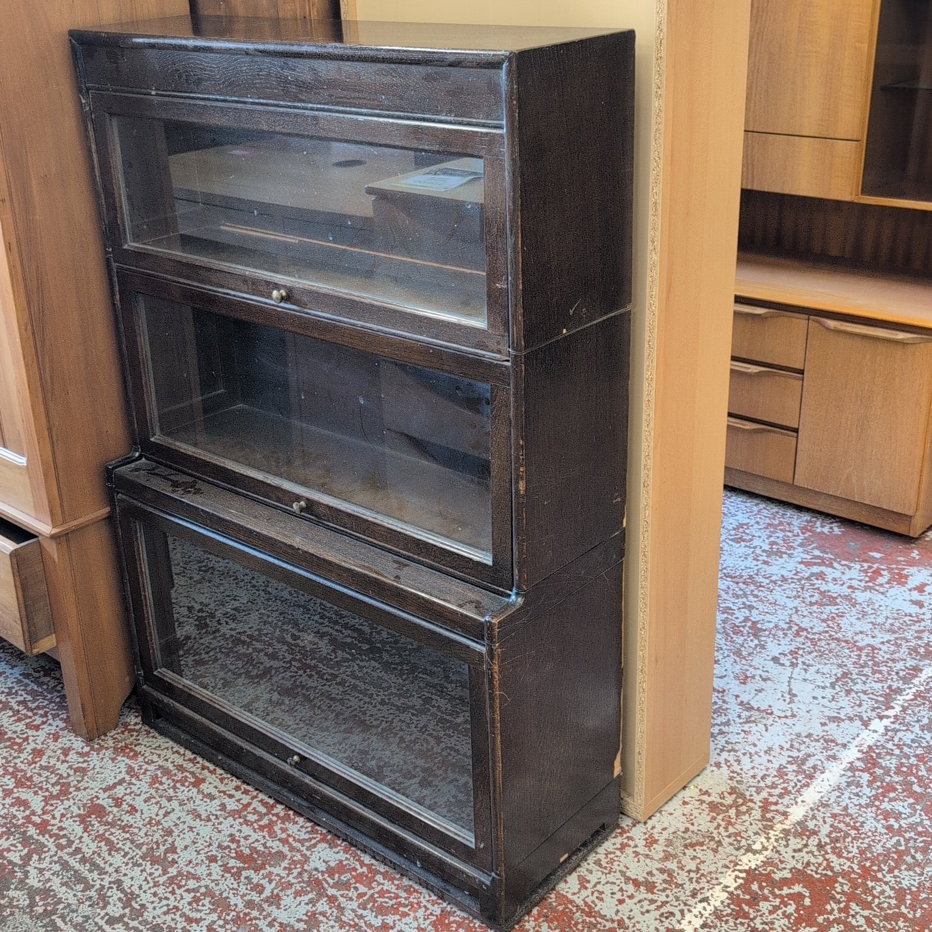 Three-Tier Gunn Sectional Barrister Bookcase