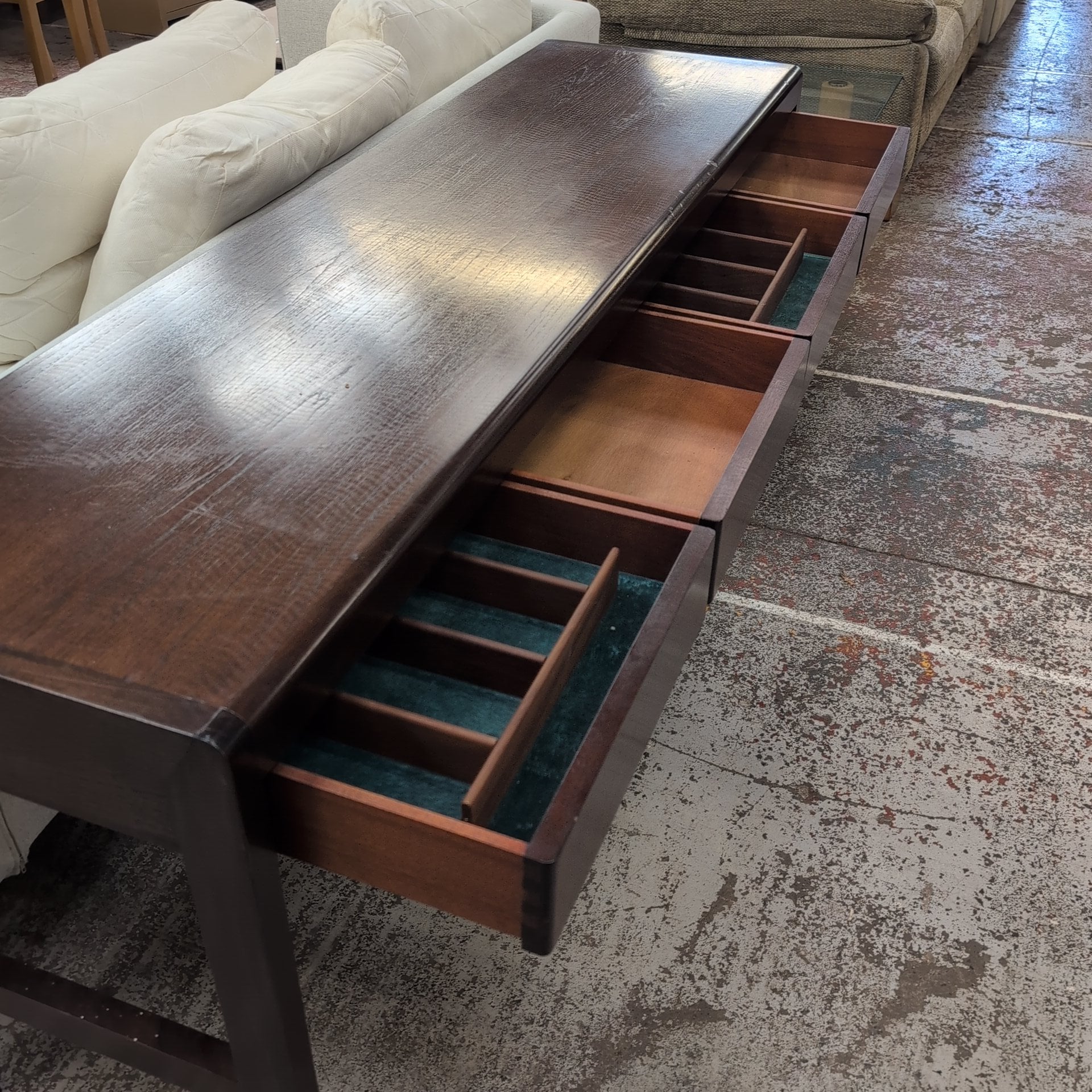 Gordon Russell Dark Oak Sideboard / Console Table