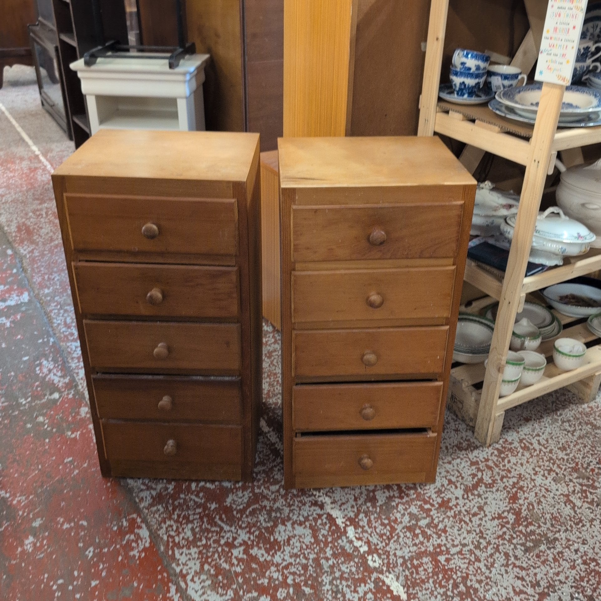 Pair of Bedside Cabinets