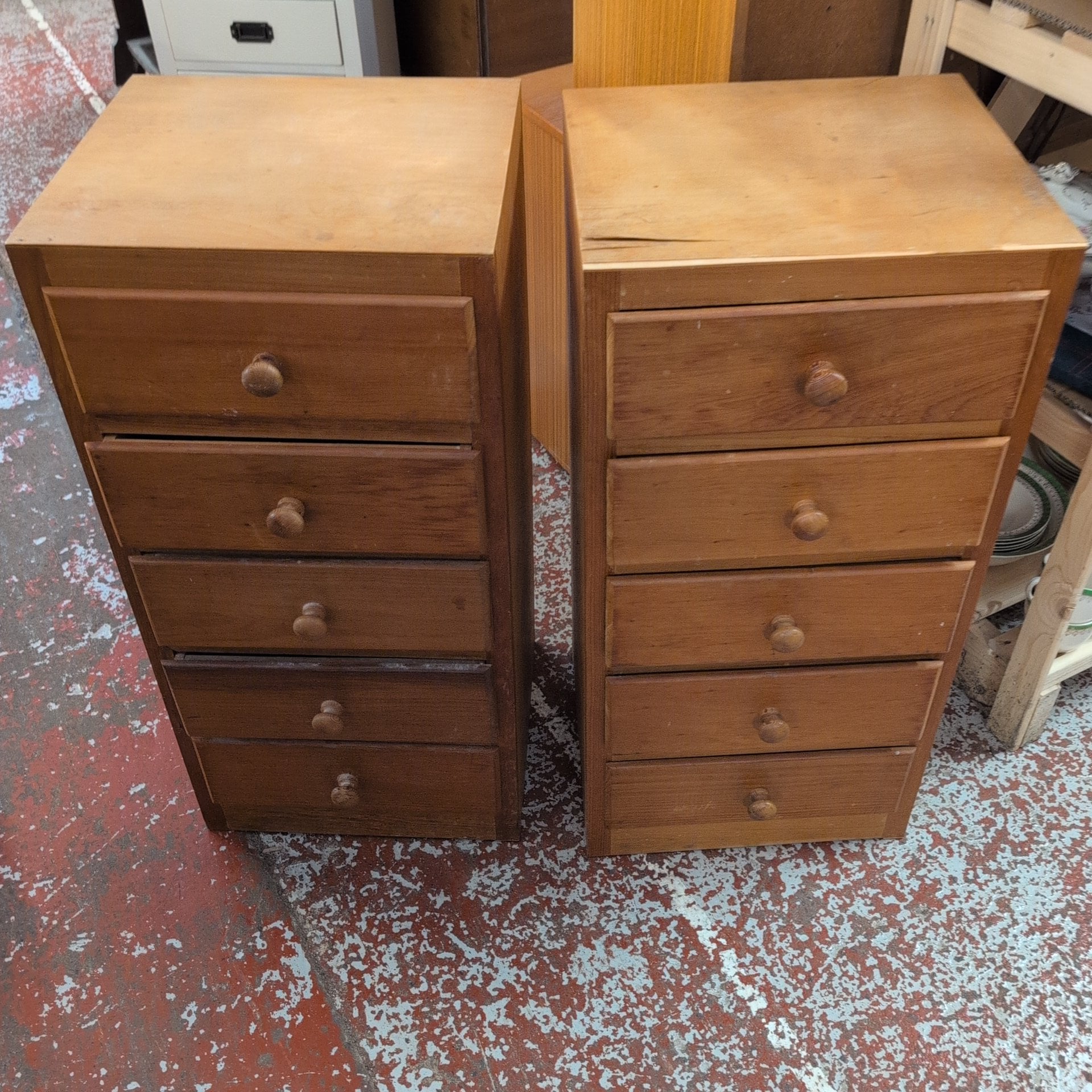 Pair of Bedside Cabinets
