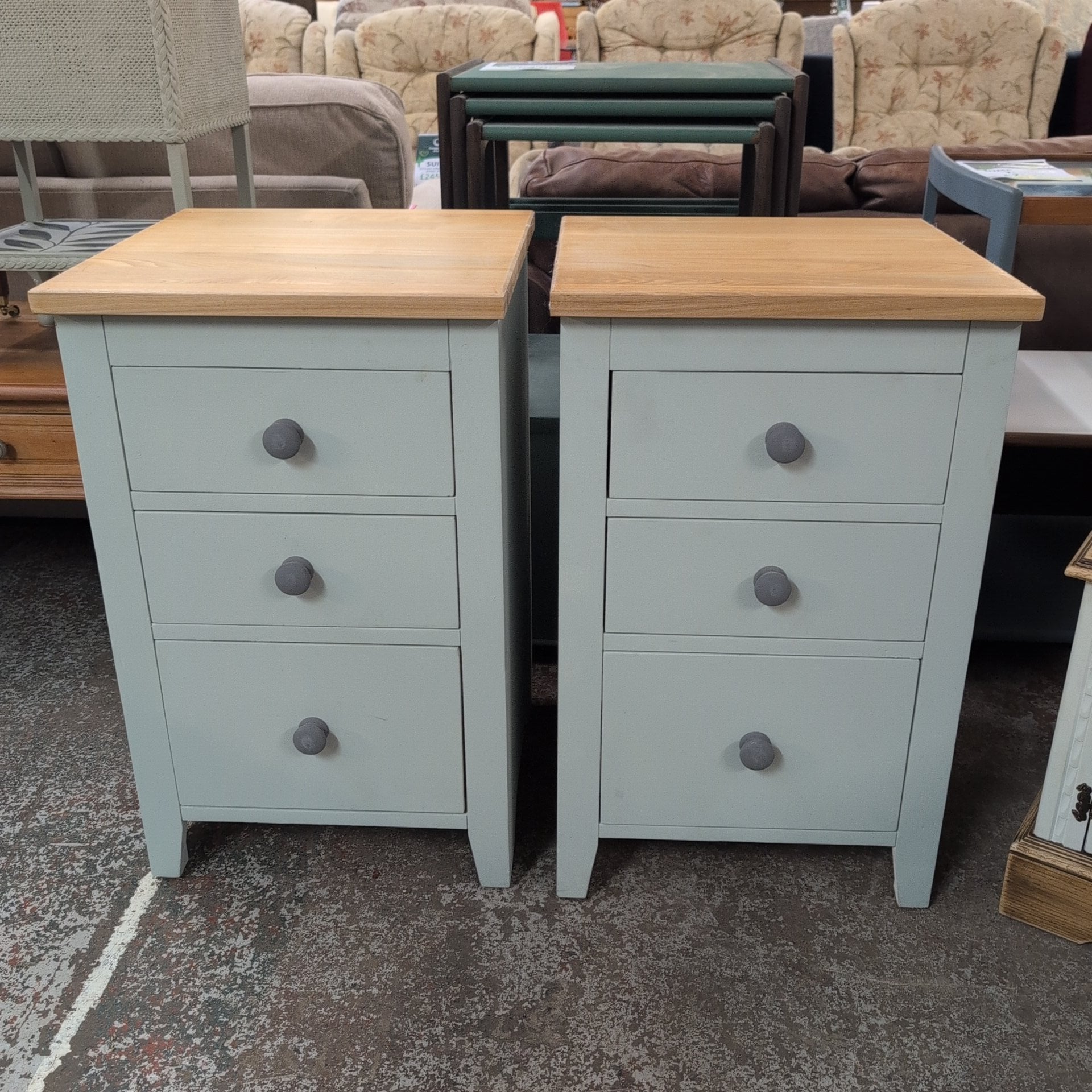 HMP Bristol Pair of Bedside Cabinets