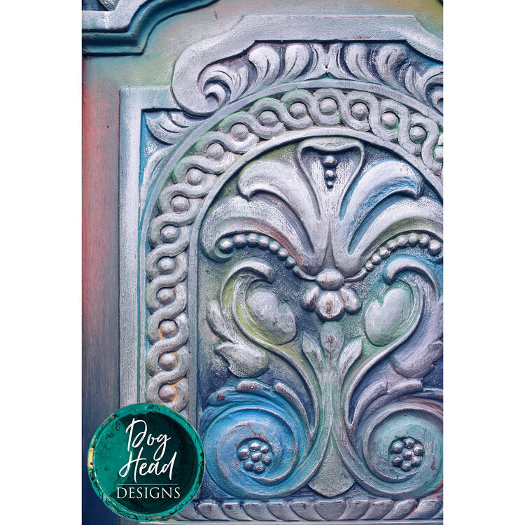 "Hand Painted Throne by Doghead Designs