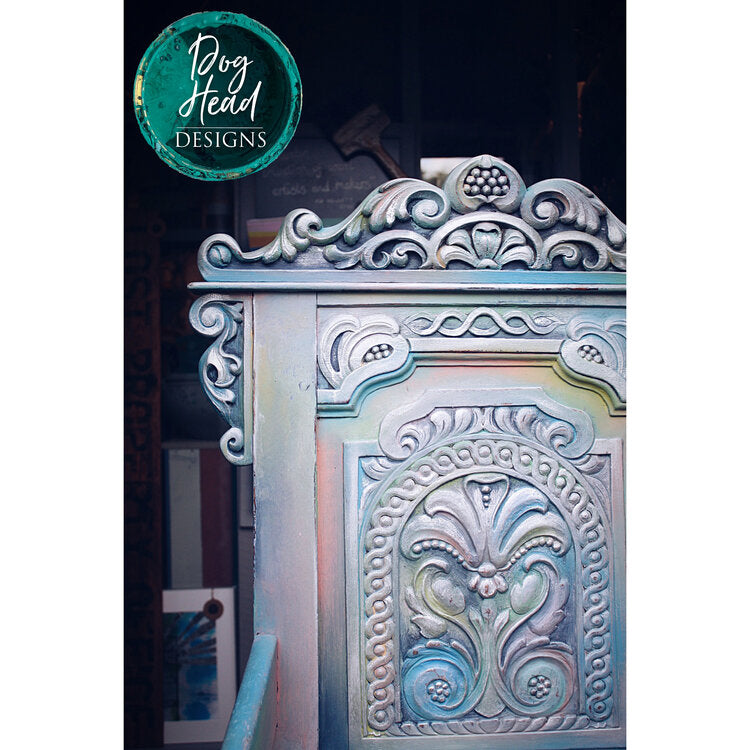 "Hand Painted Throne by Doghead Designs