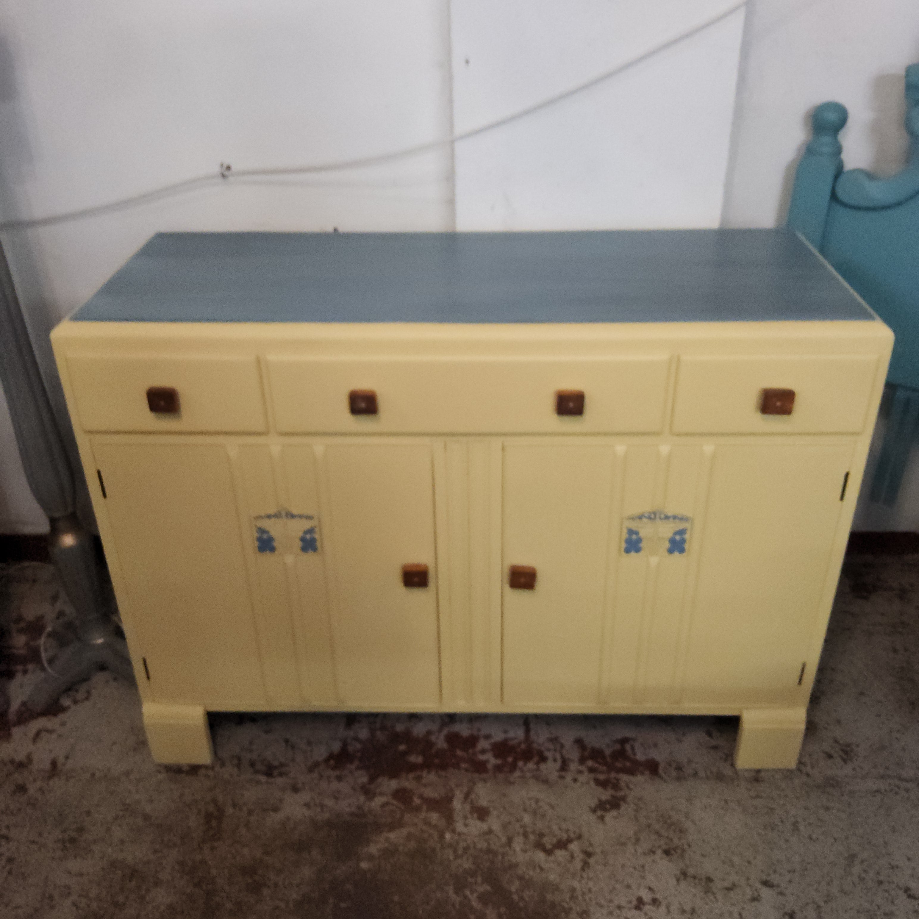 Hand Painted Sideboard by HMP Bristol