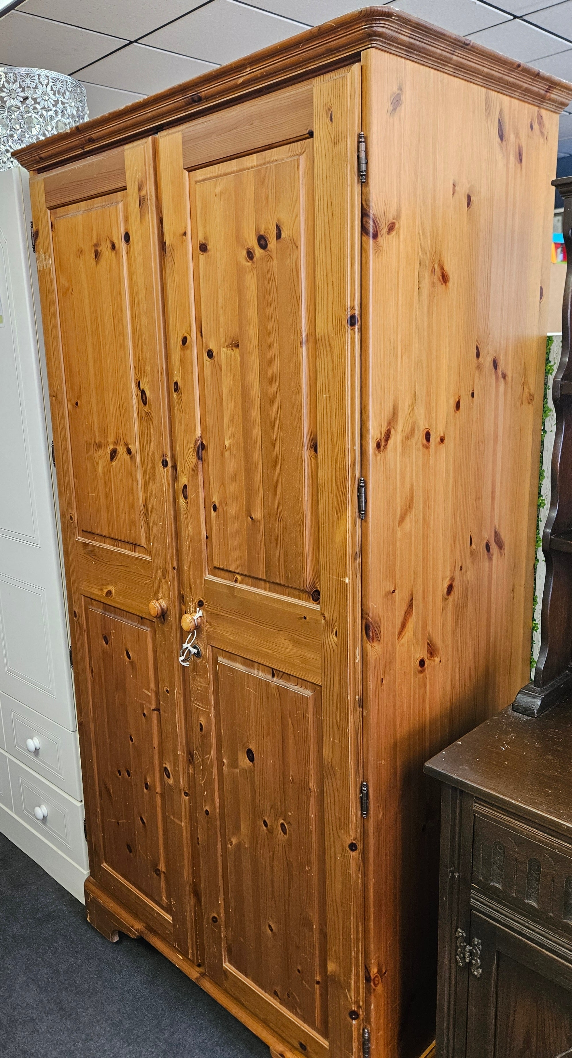 Pine wardrobe