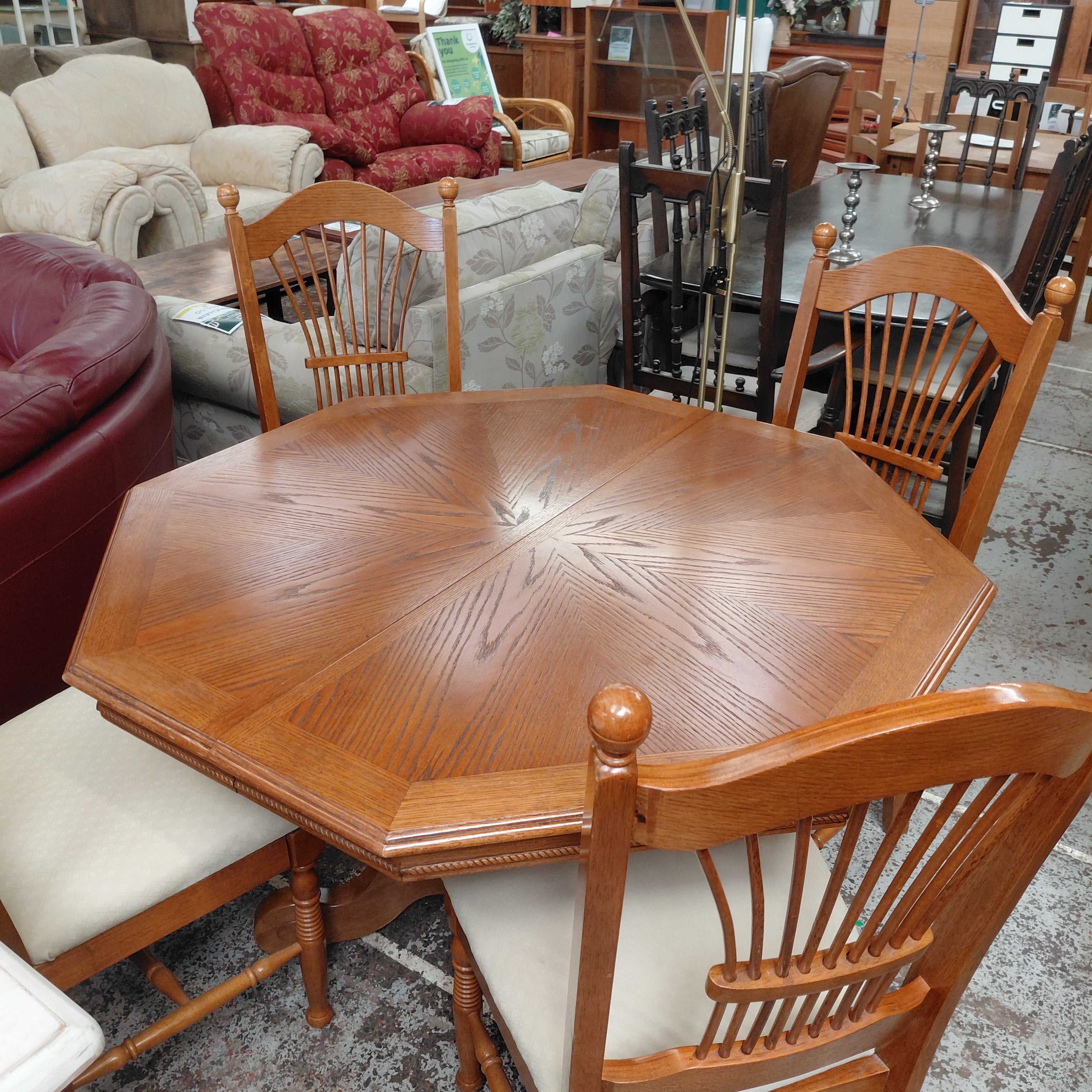 Table And Four Chairs