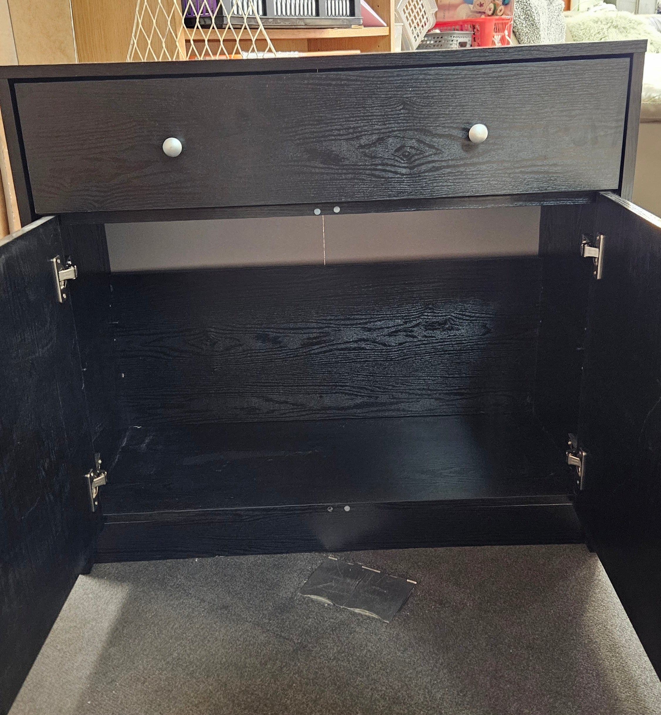 Black cupboard