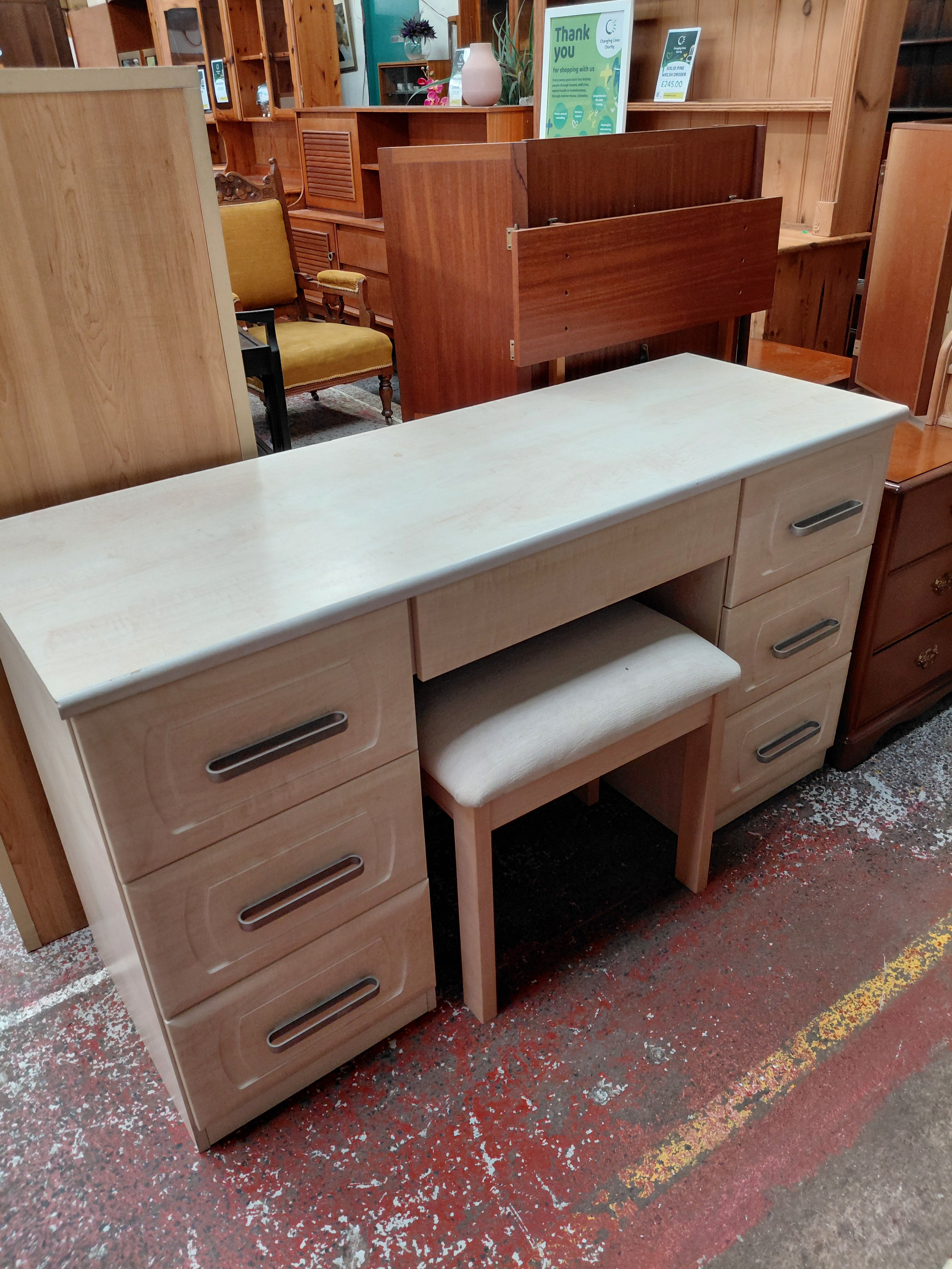 Dressing Table And Stool