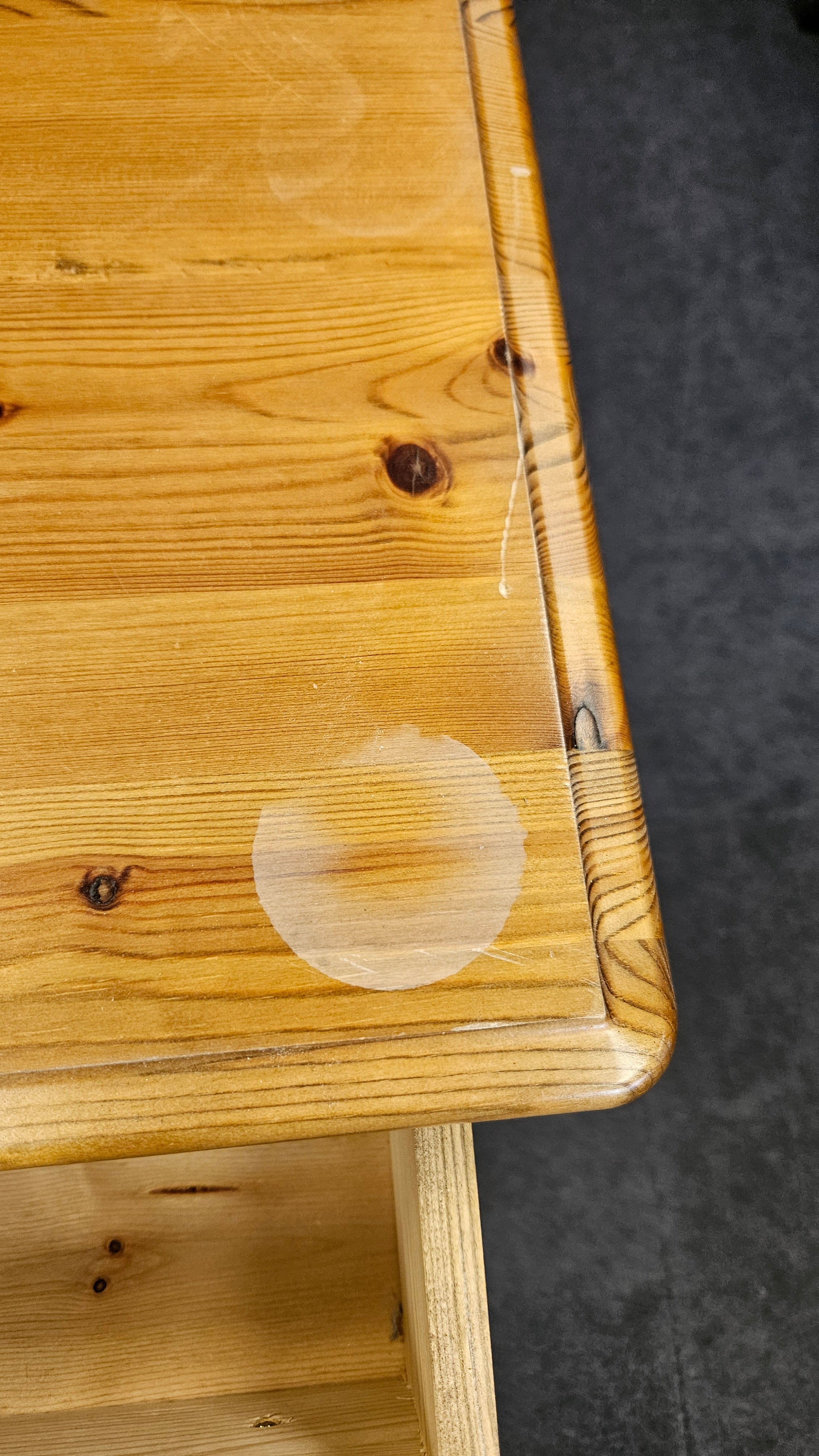 Pair of pine bedside cabinets