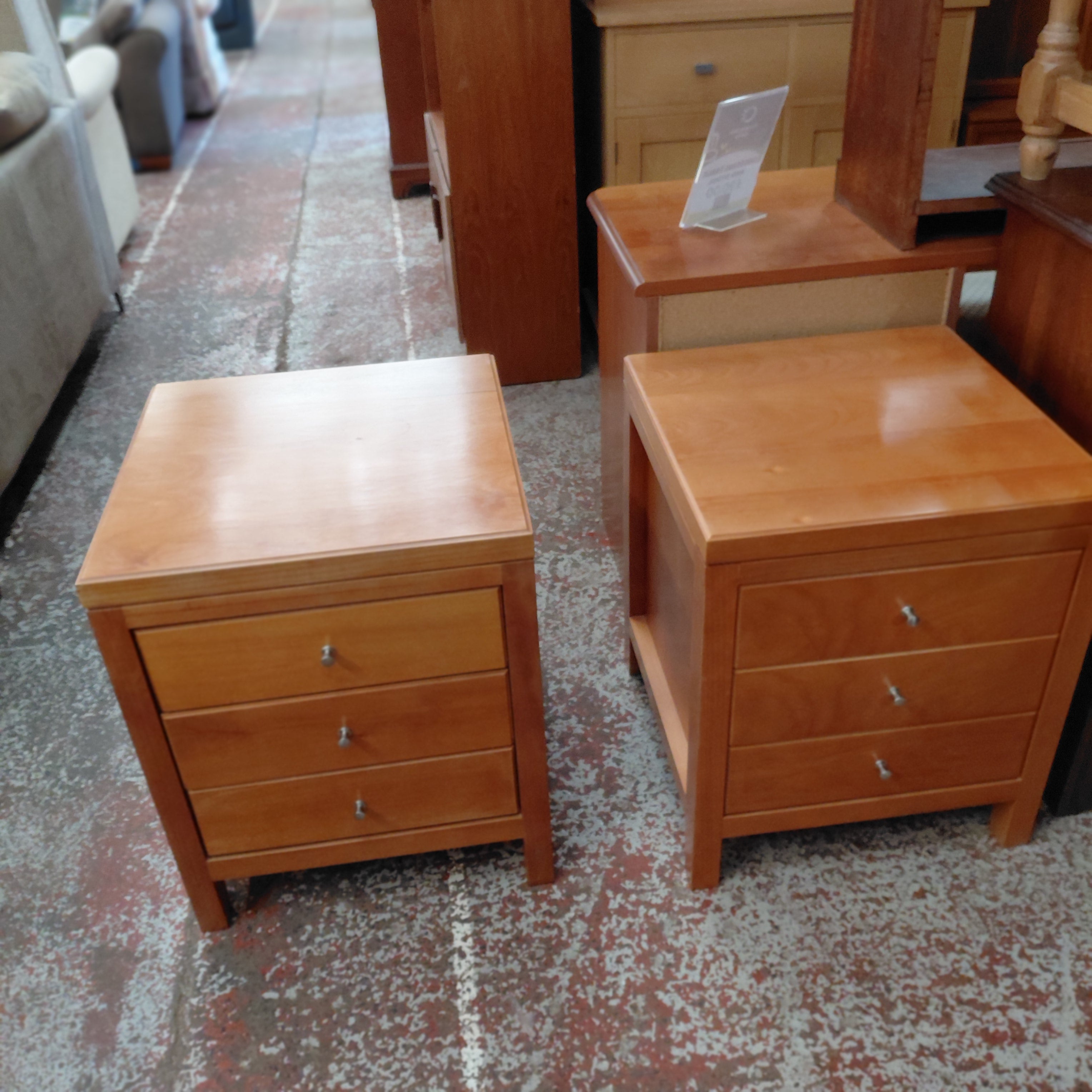 Pair Of Bedside Cabinets