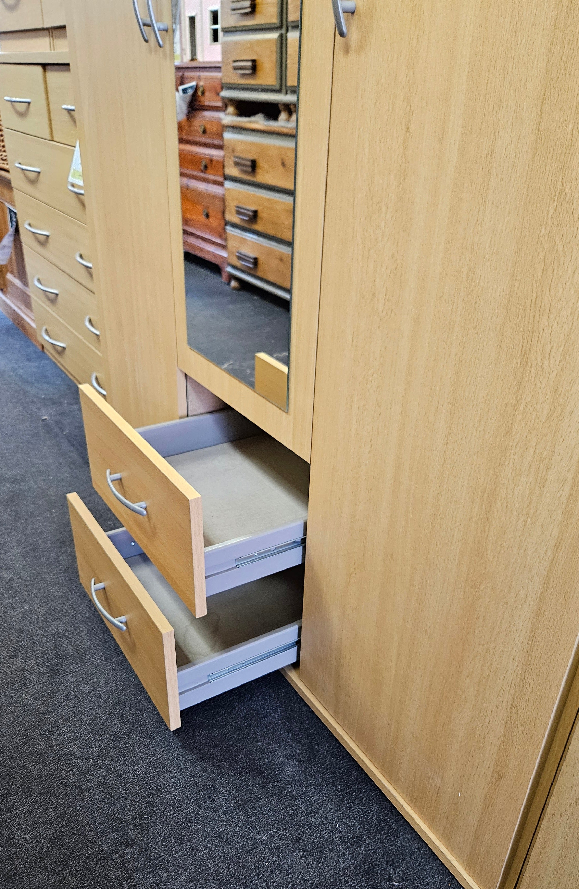 Triple wardrobe