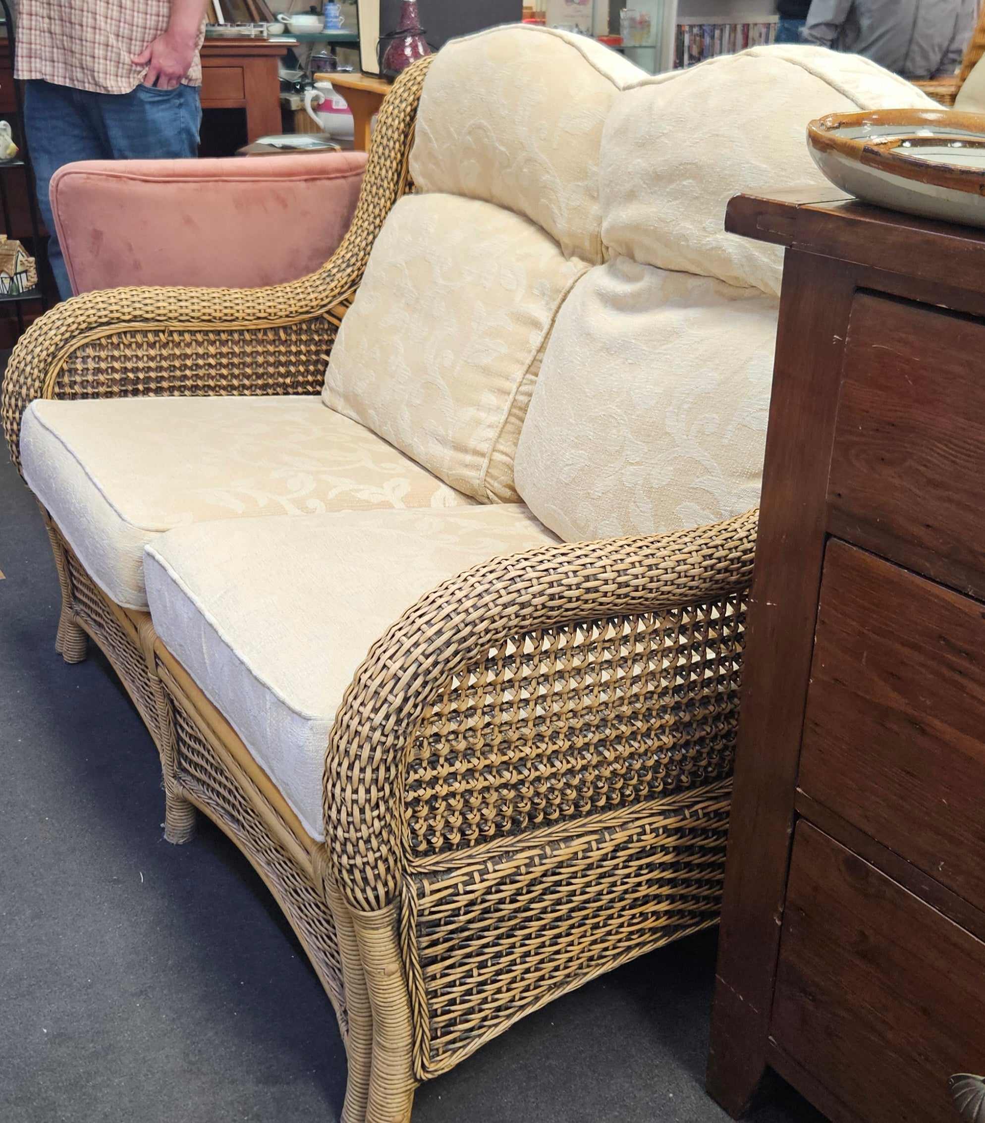 Wicker sofa