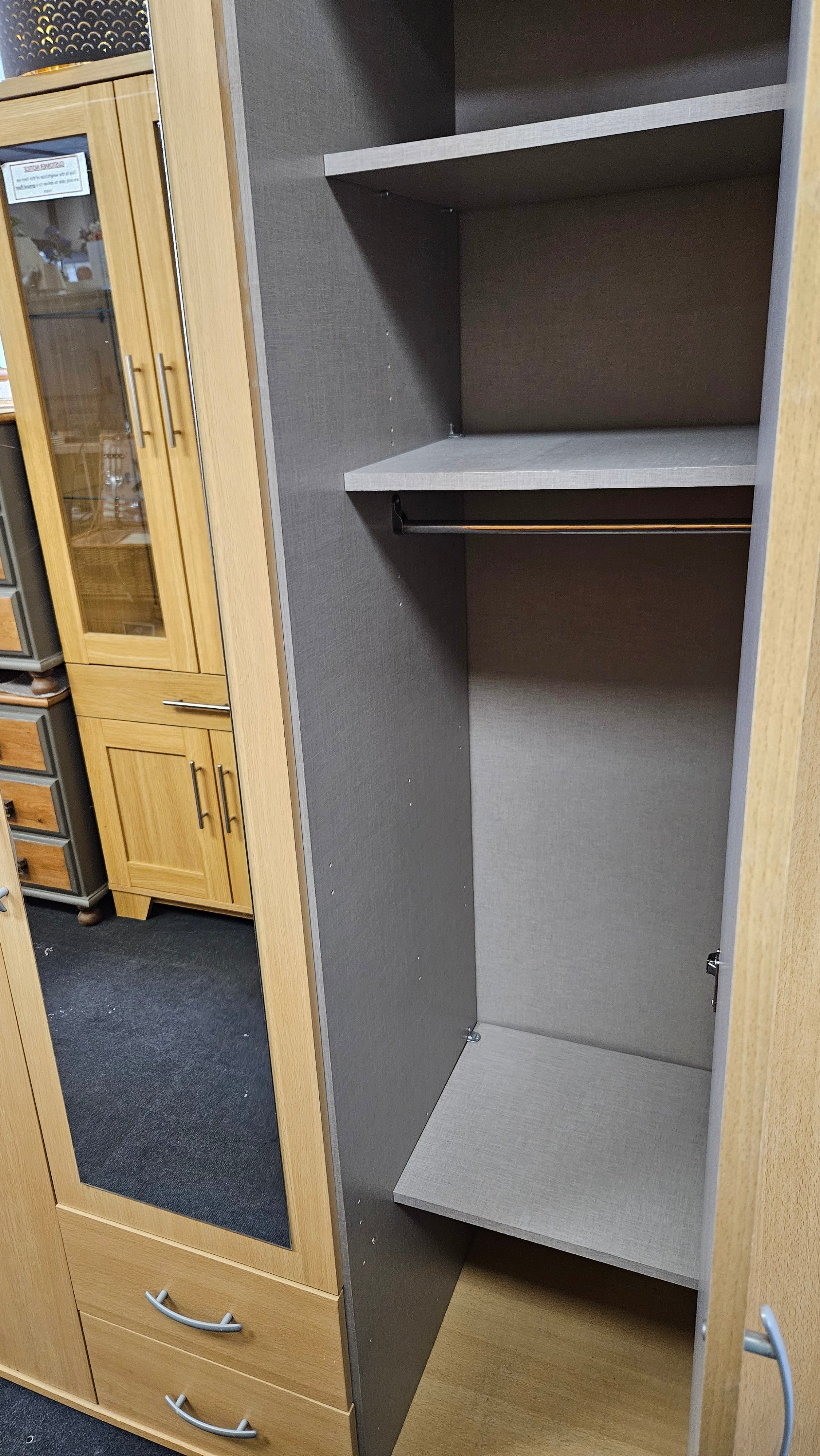 Triple wardrobe
