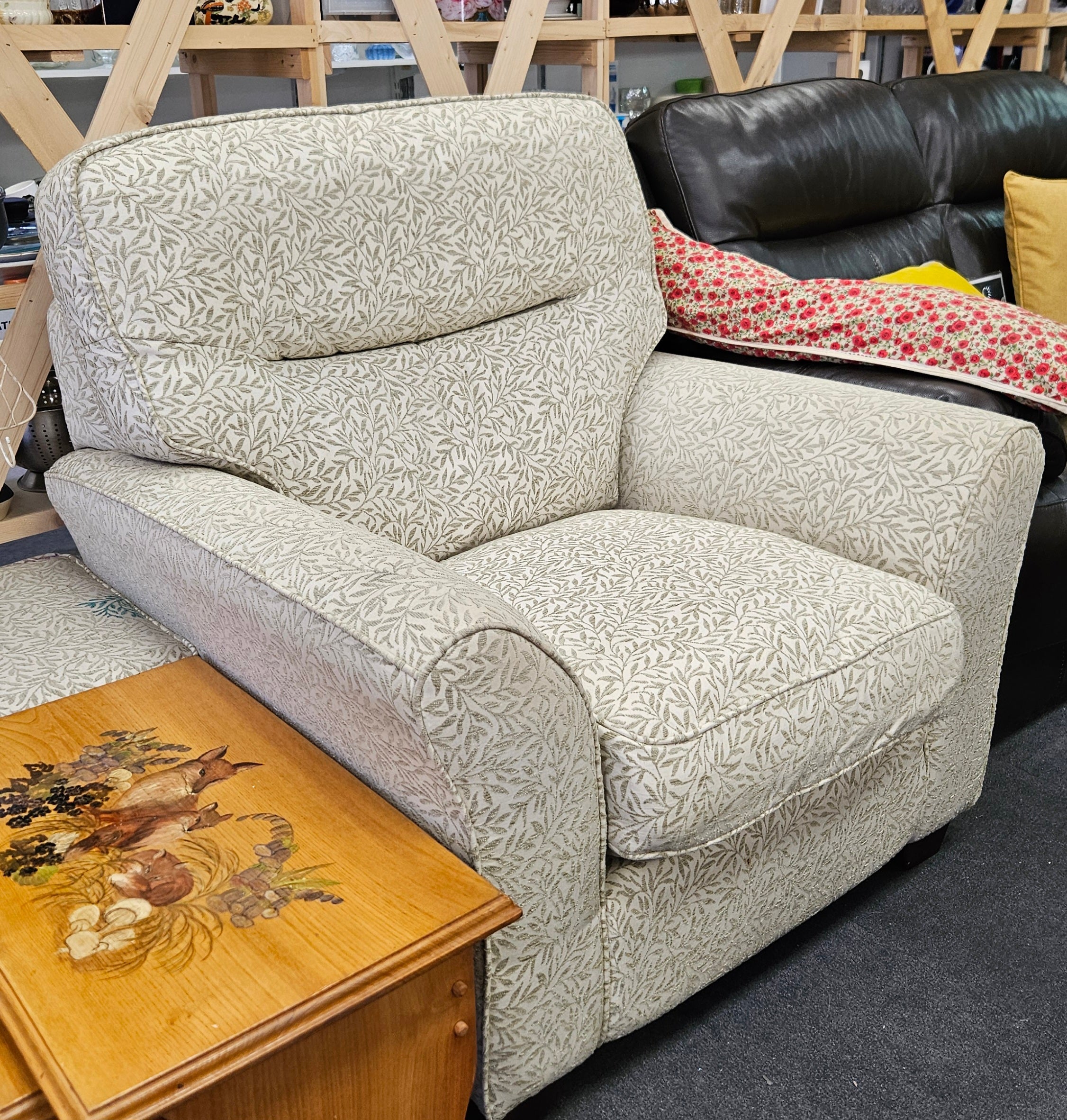 Chair & Footstool