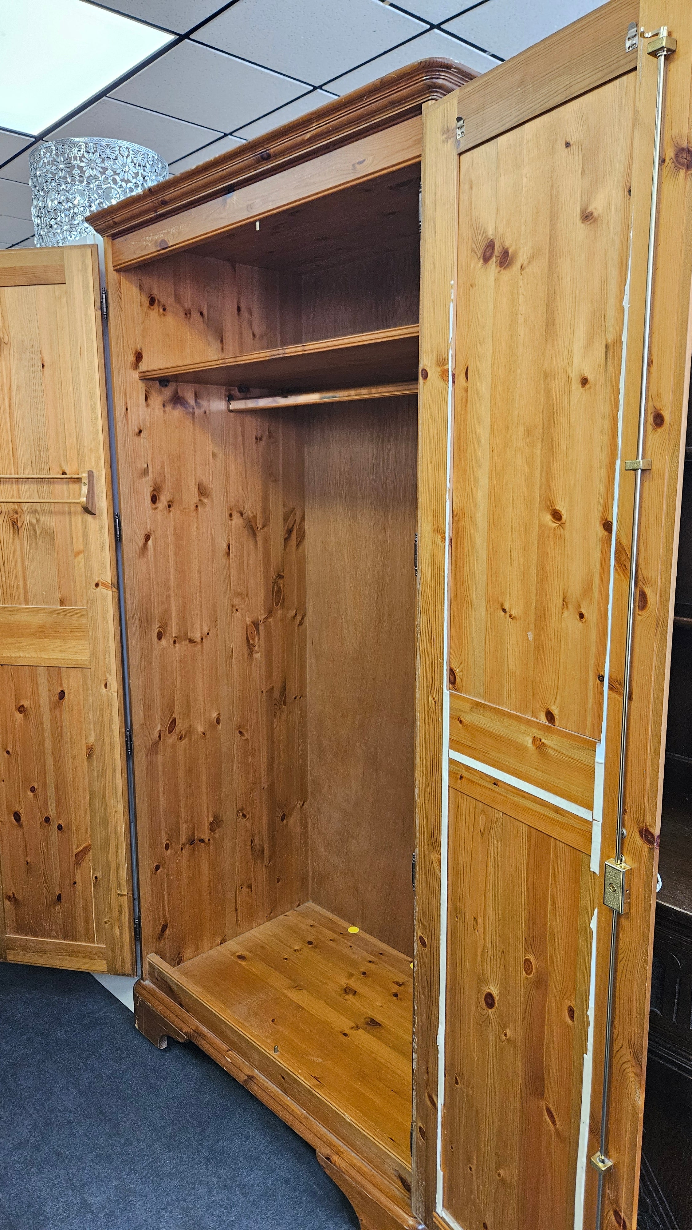 Pine wardrobe