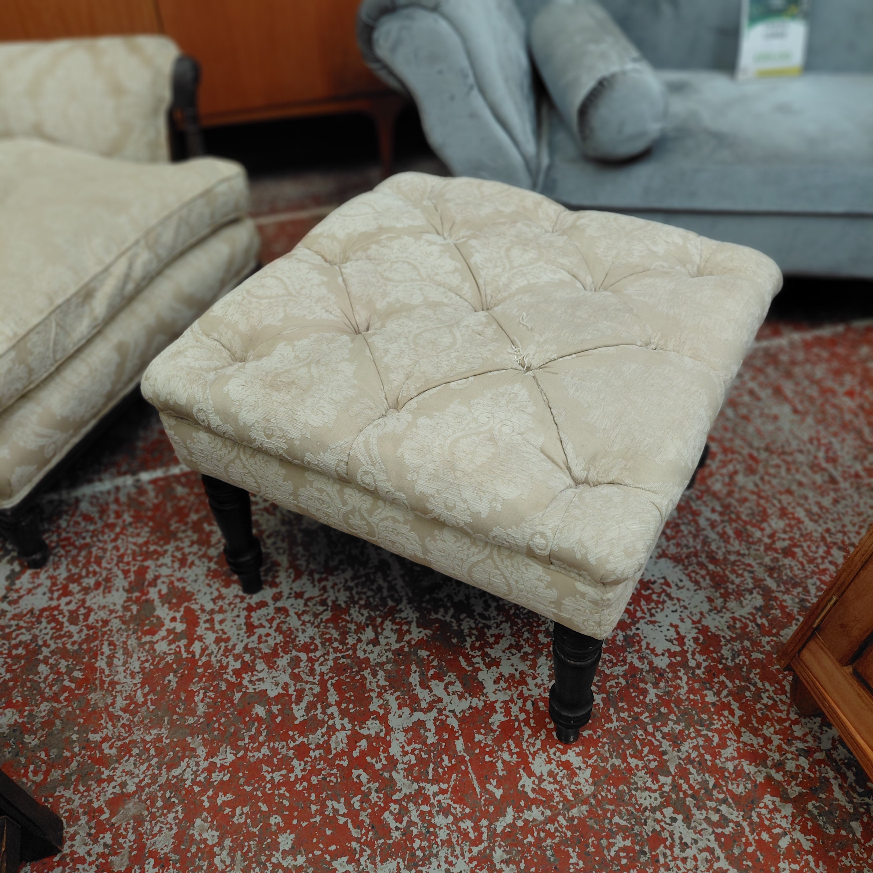 Armchair And Footstool