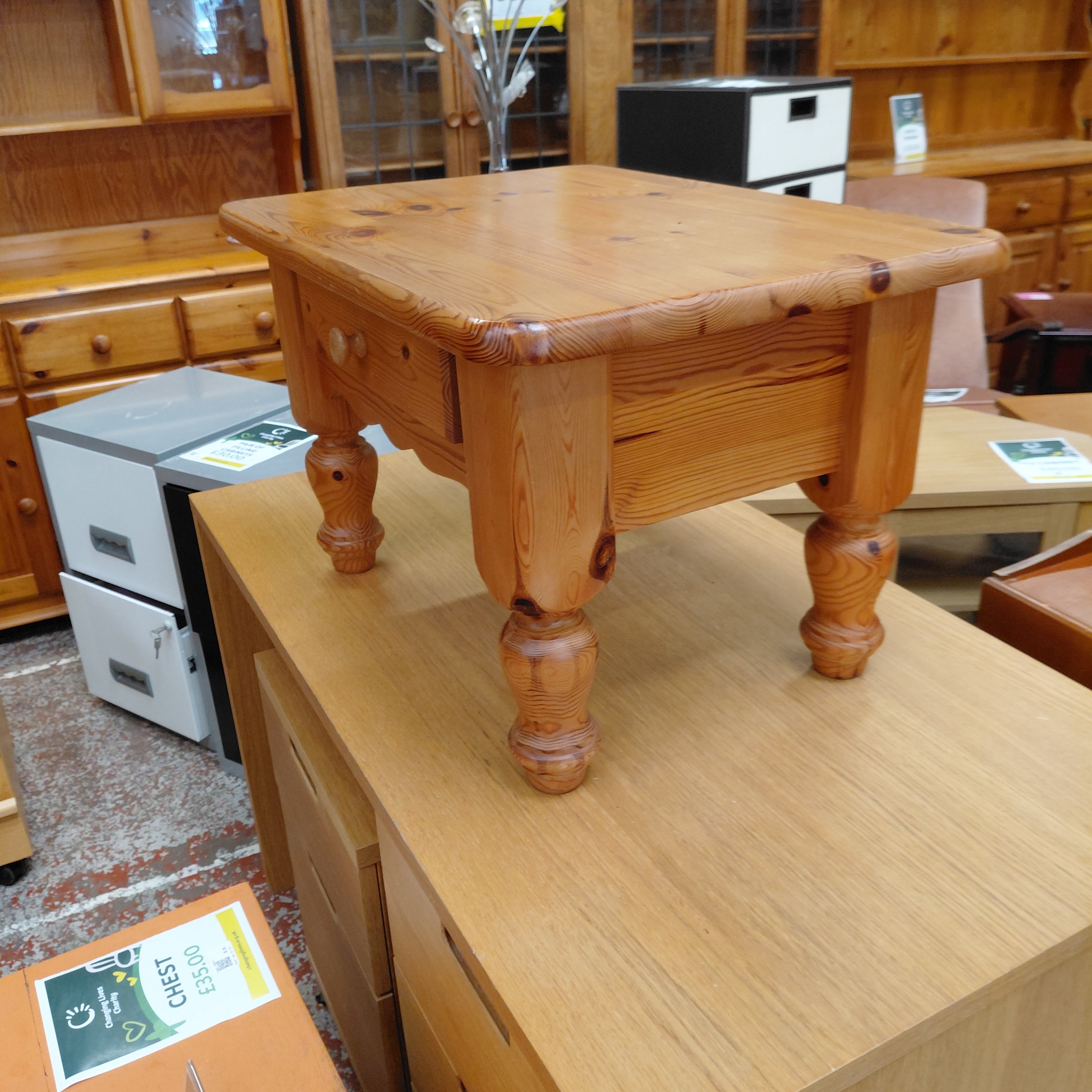 Pine Side Table