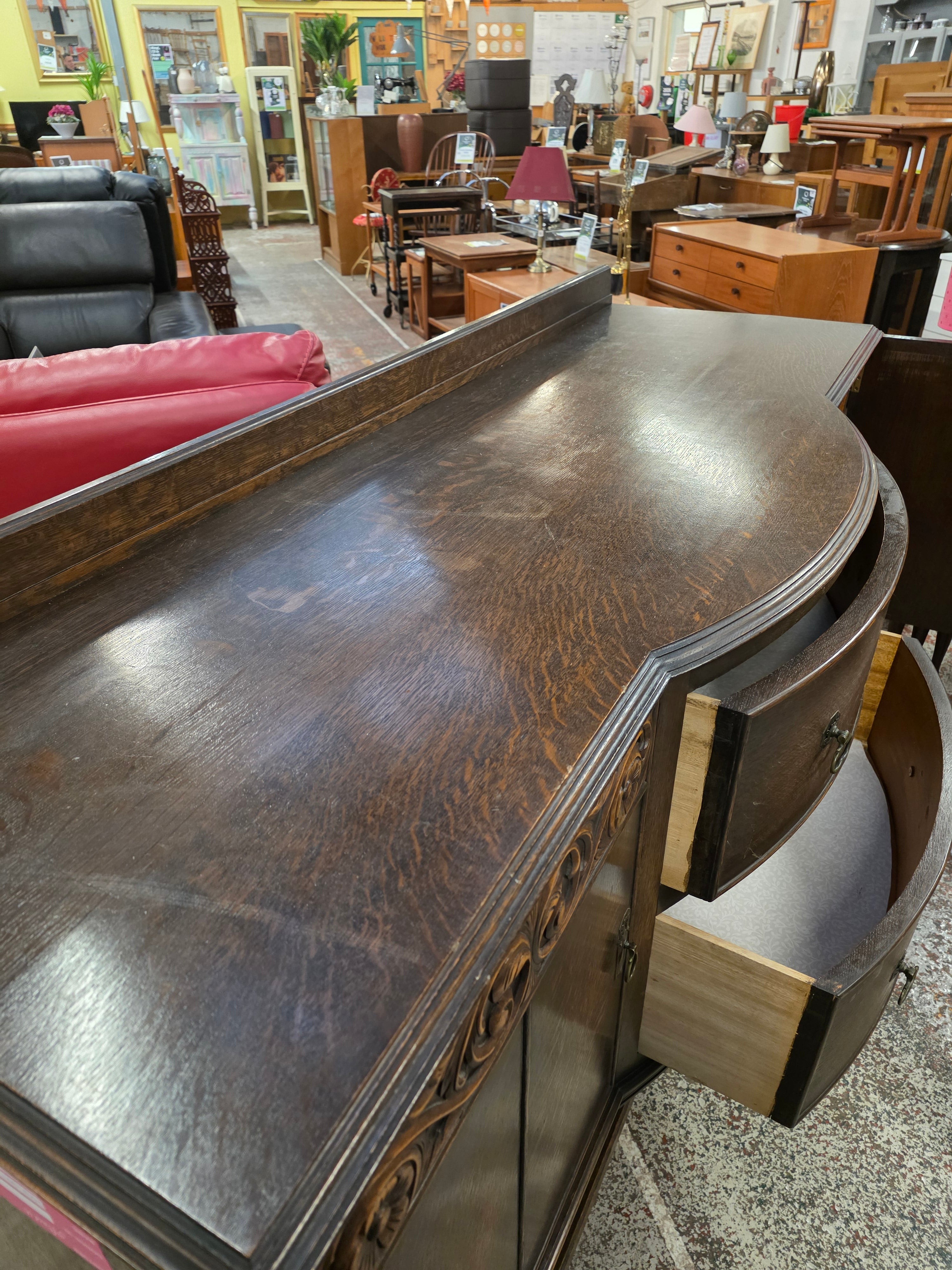 Vintage Oak Sideboard