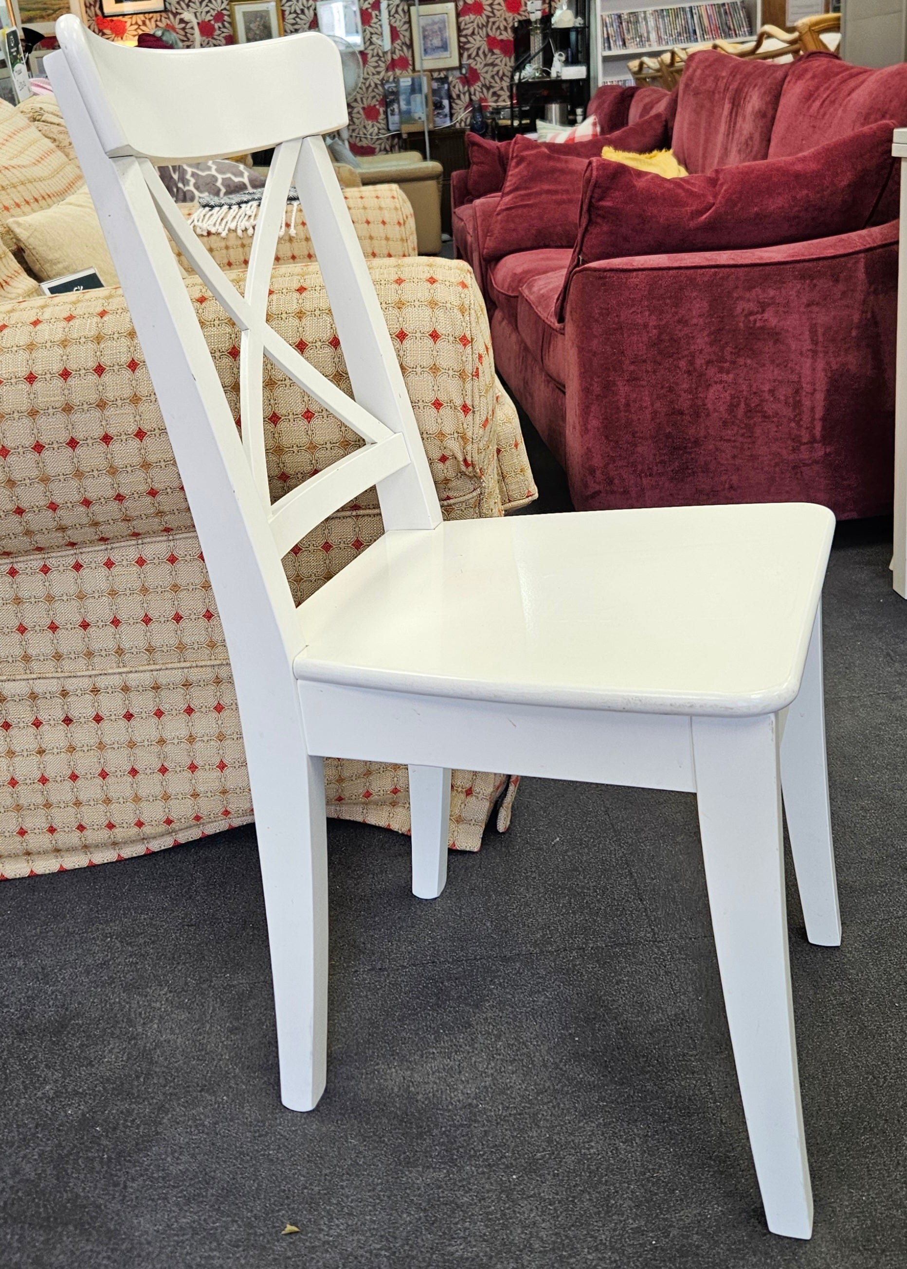 Table and four chairs
