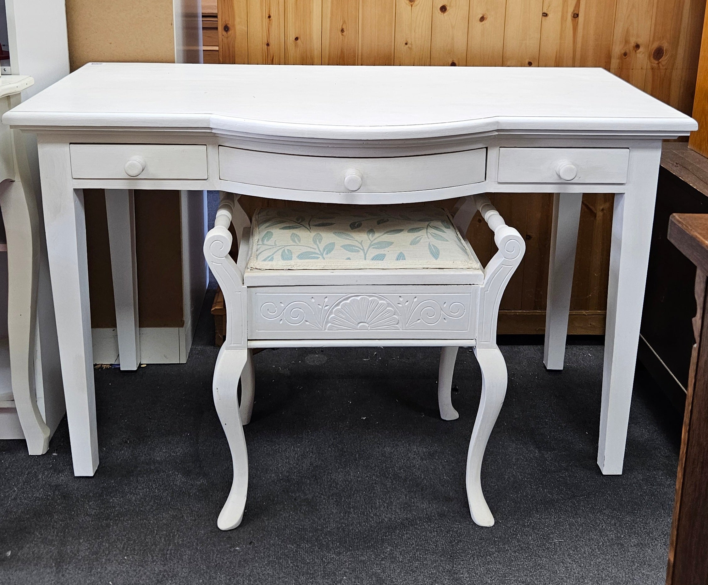 Dressing table and stool