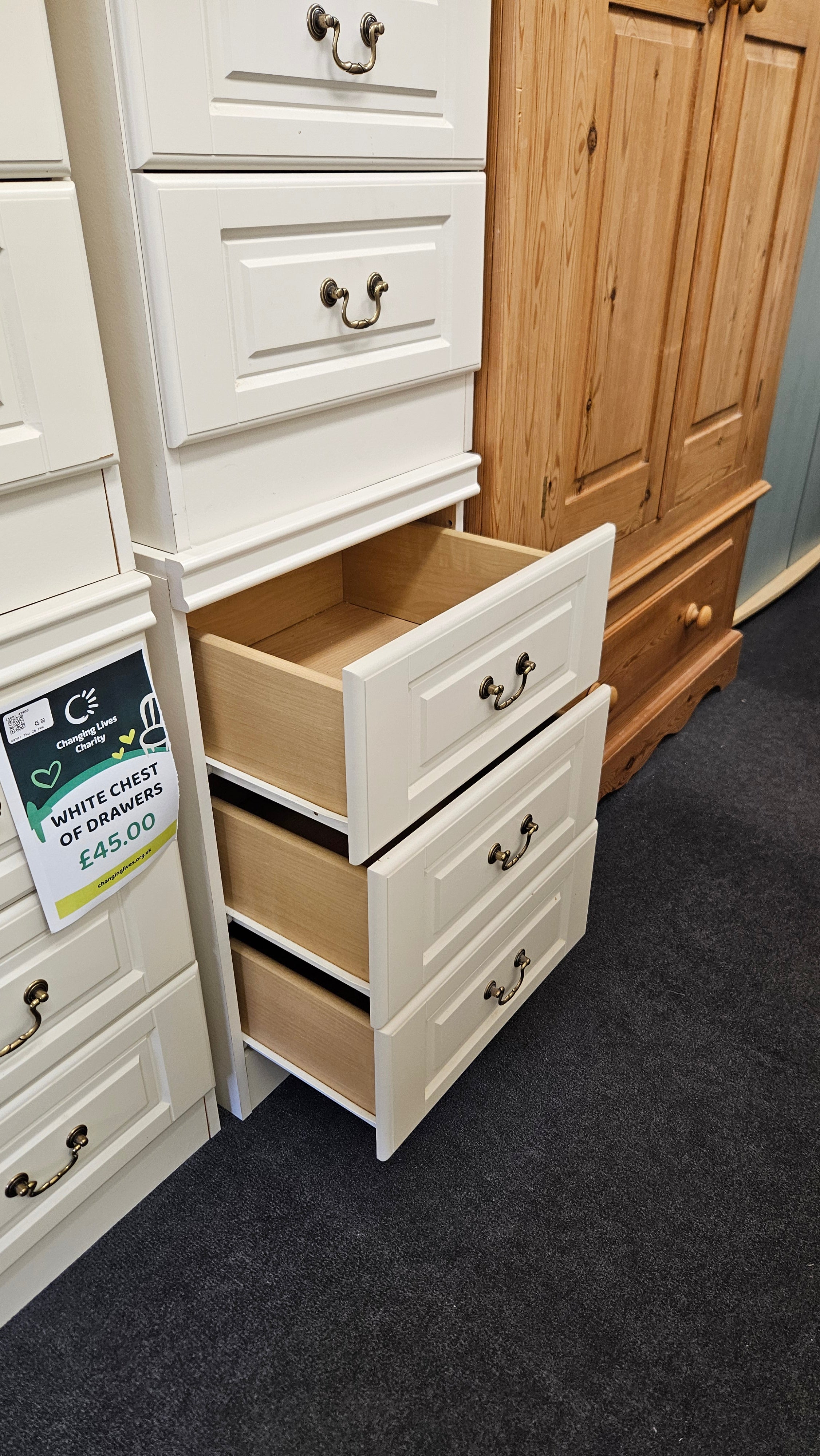 Pair of bedside cabinets