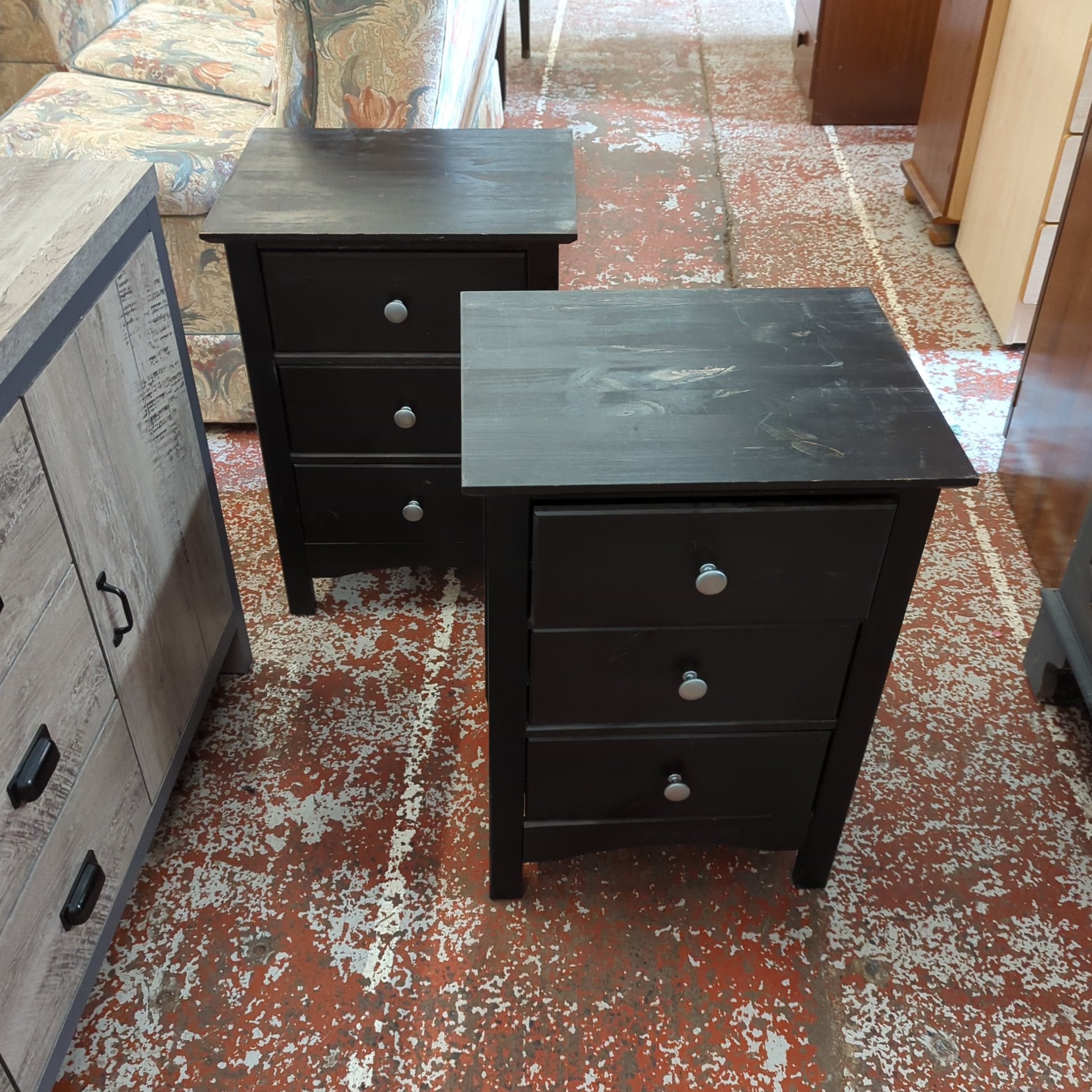 Pair Of Bedside Cabinets