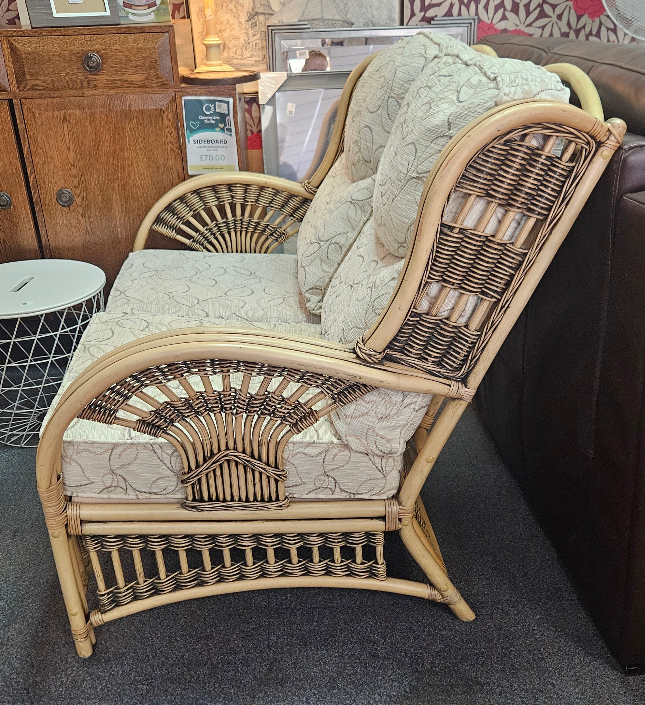 Wicker sofa