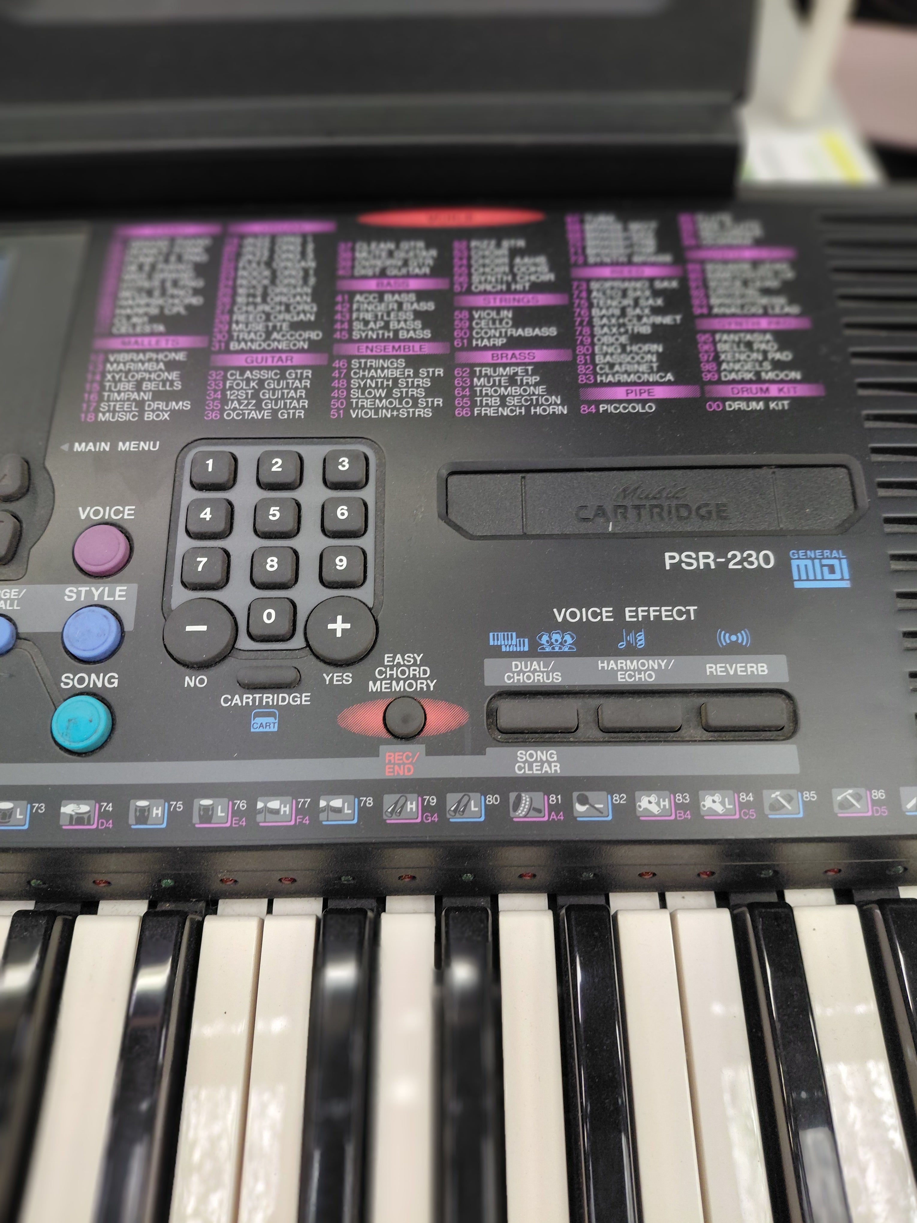 Yamaha psr-230 Keyboard