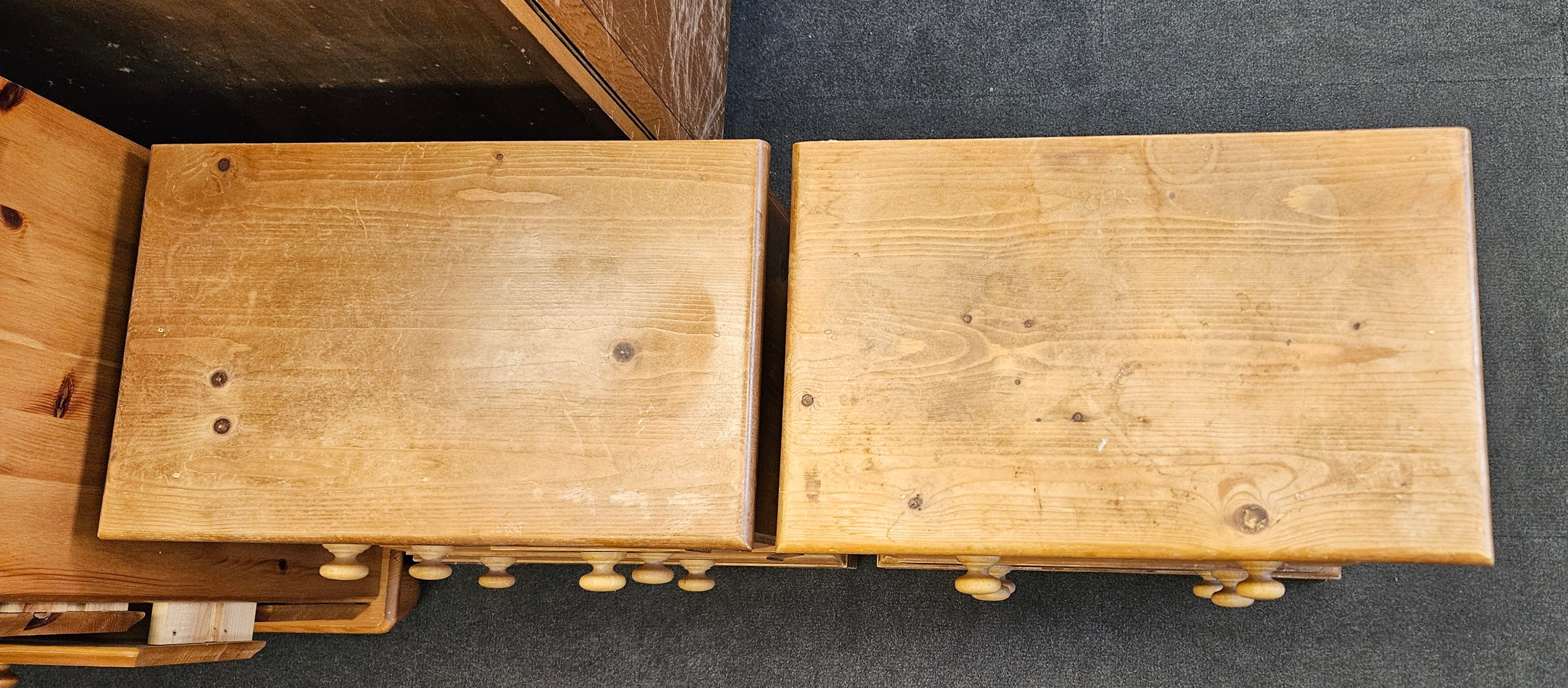 Pair of bedside cabinets