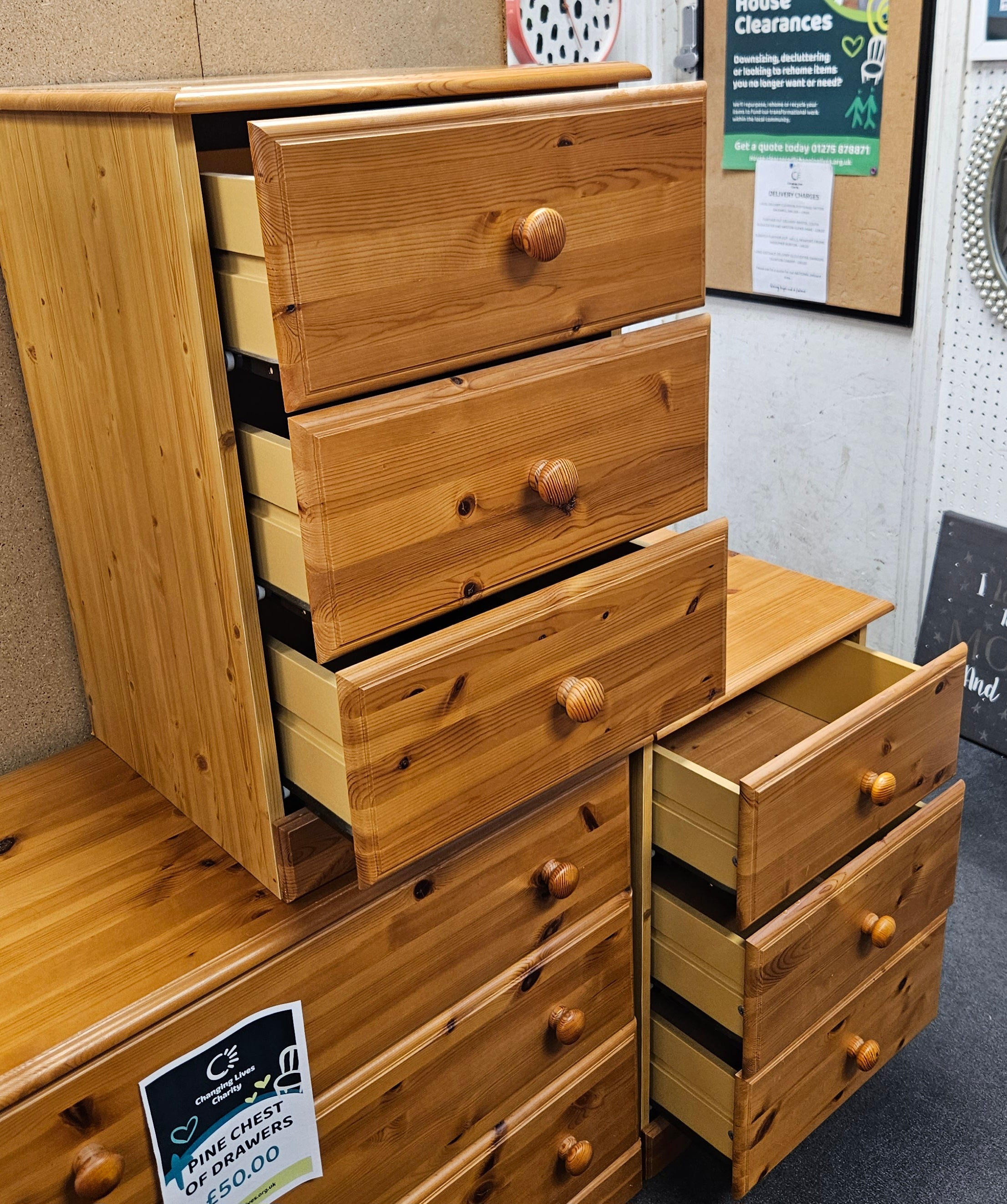 Pair of bedside cabinets