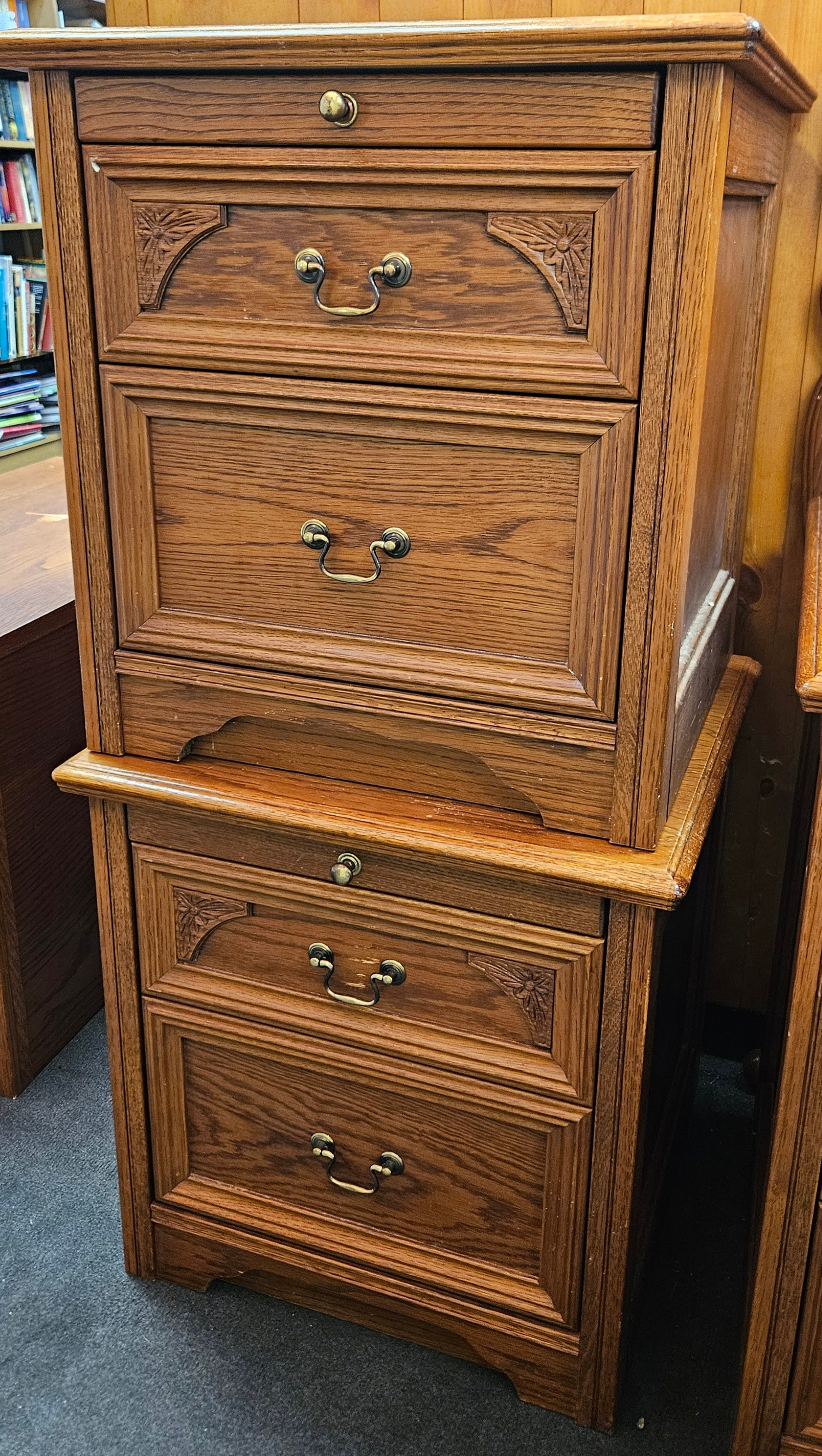 Pair of bedside cabinets