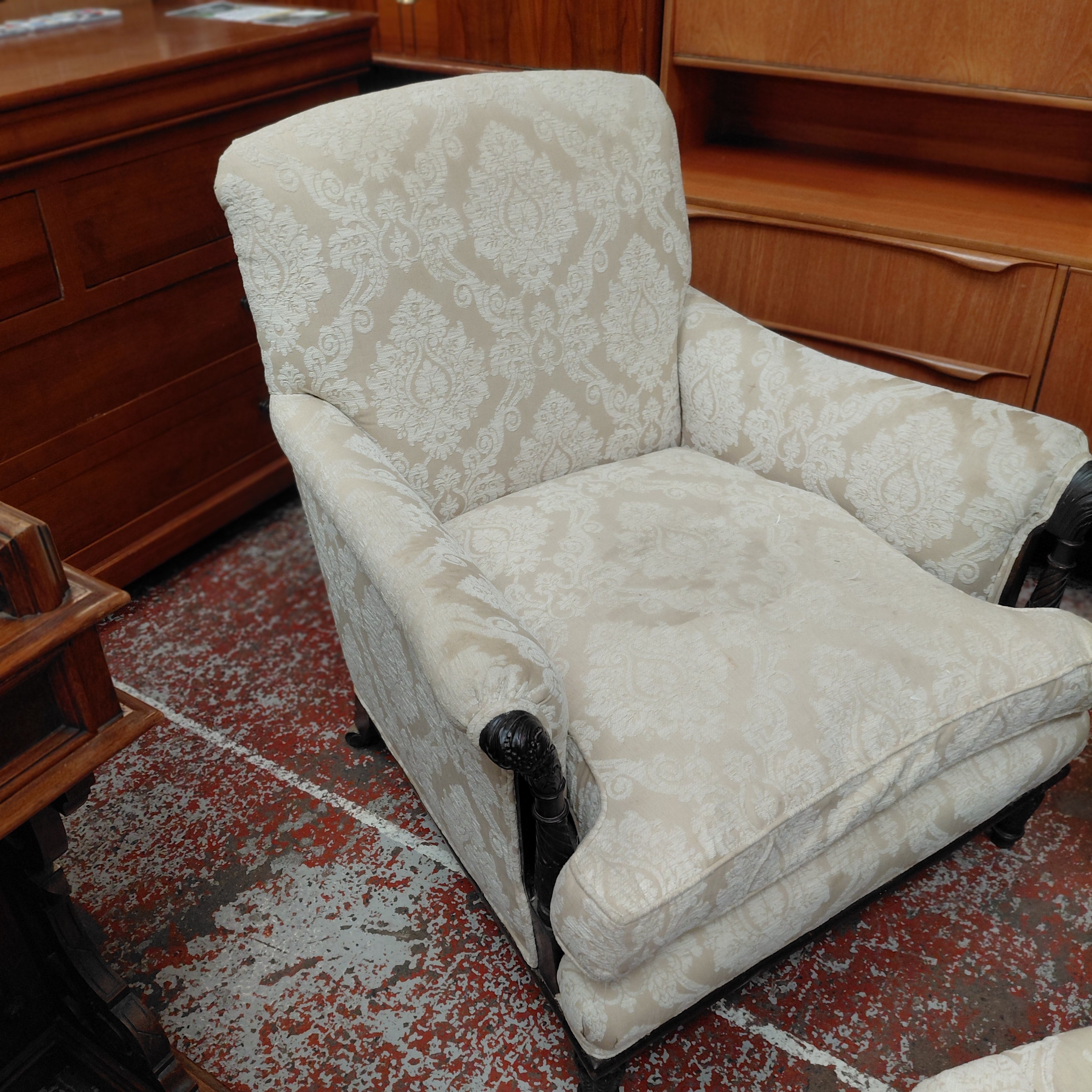 Armchair And Footstool